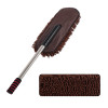 Extendable Microfibre Duster for Home Cleaning | Dust &amp; Spider Web Cleaner Stick | Washable Dusting Brush for Home &amp; Car Cleaning Accessories | Brown