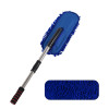 Extendable Microfibre Duster for Home Cleaning | Dust & Spider Web Cleaner Stick | Washable Dusting Brush for Home & Car Cleaning Accessories | Blue