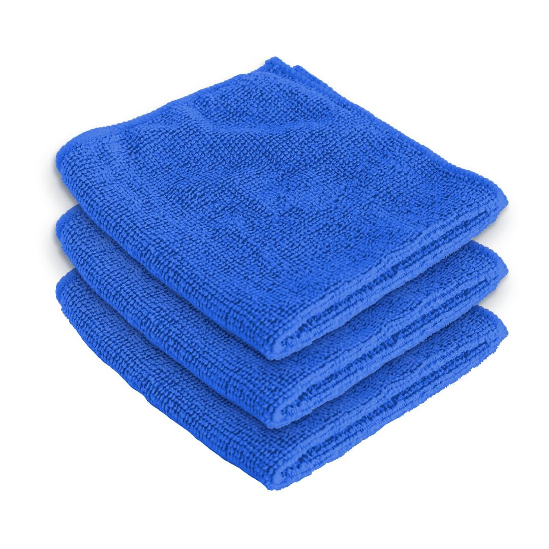 Kuber Industries Face Towel | Microfiber Hand Towel | Antibacterial Face Towel | Hair & Face Towel for Man | 400 GSM Towel | SHXS.. | Blue