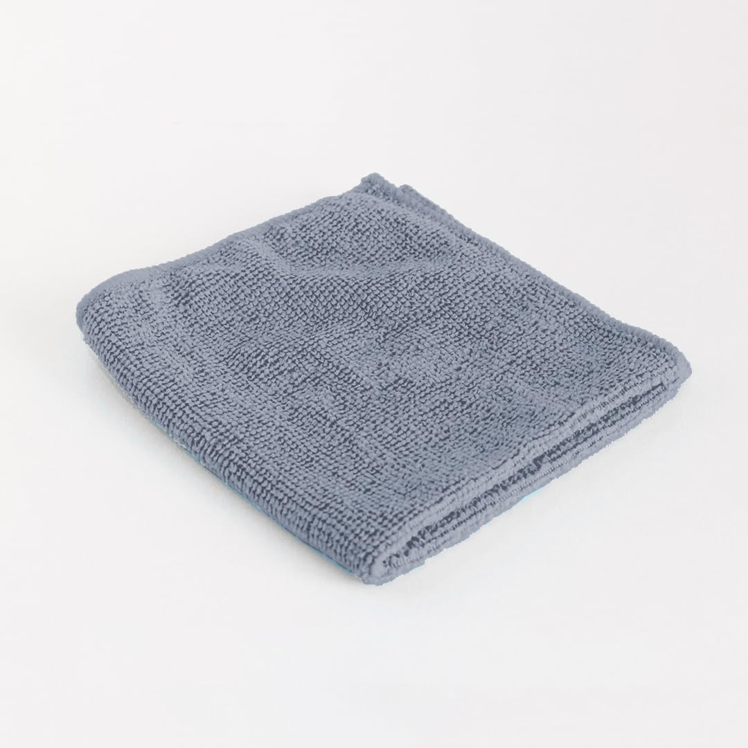 Kuber Industries Face Towel | Microfiber Hand Towel | Antibacterial Face Towel | Hair & Face Towel for Man | 400 GSM Towel | SHXS40601 | Gray