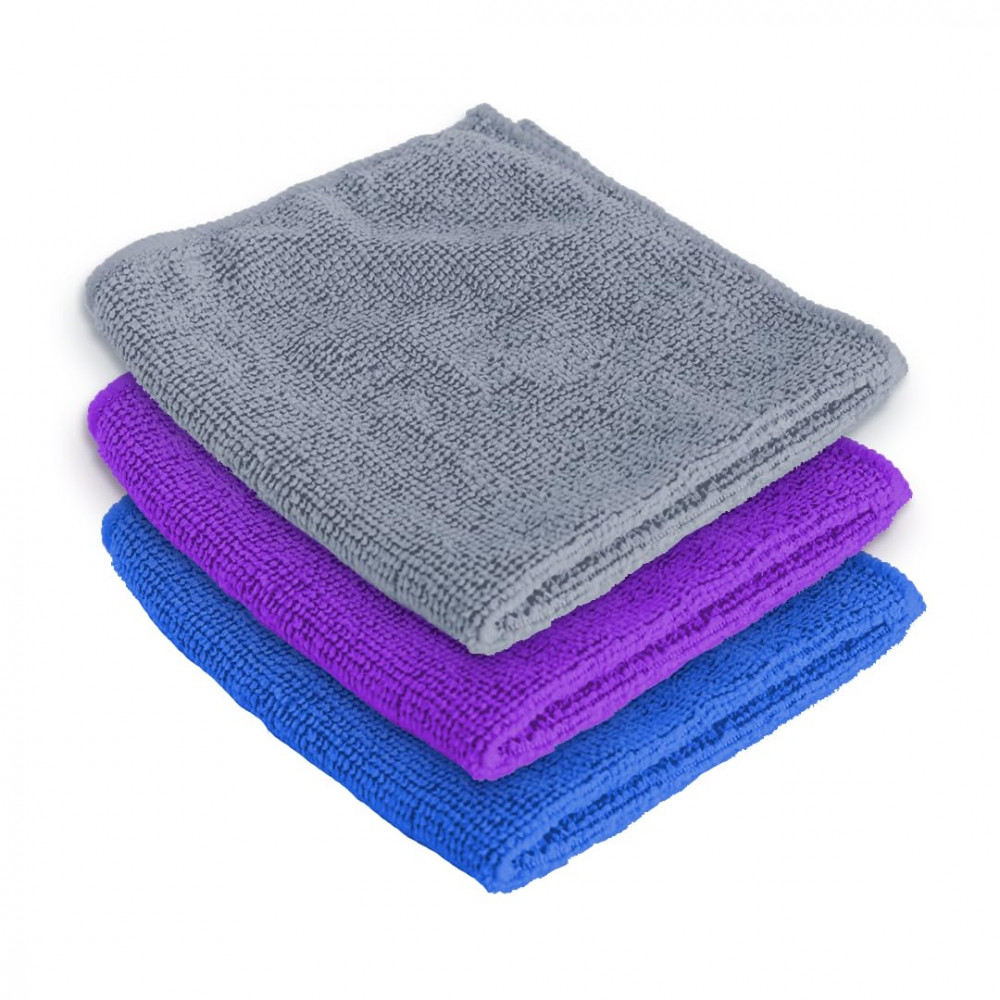 Kuber Industries Face Towel | Microfiber Hand Towel | Antibacterial Face Towel | Hair &amp; Face Towel for Man | 400 GSM Towel | SHXS40601 | SHXS40602 | SHXS.. | Pack of 3 | Multi