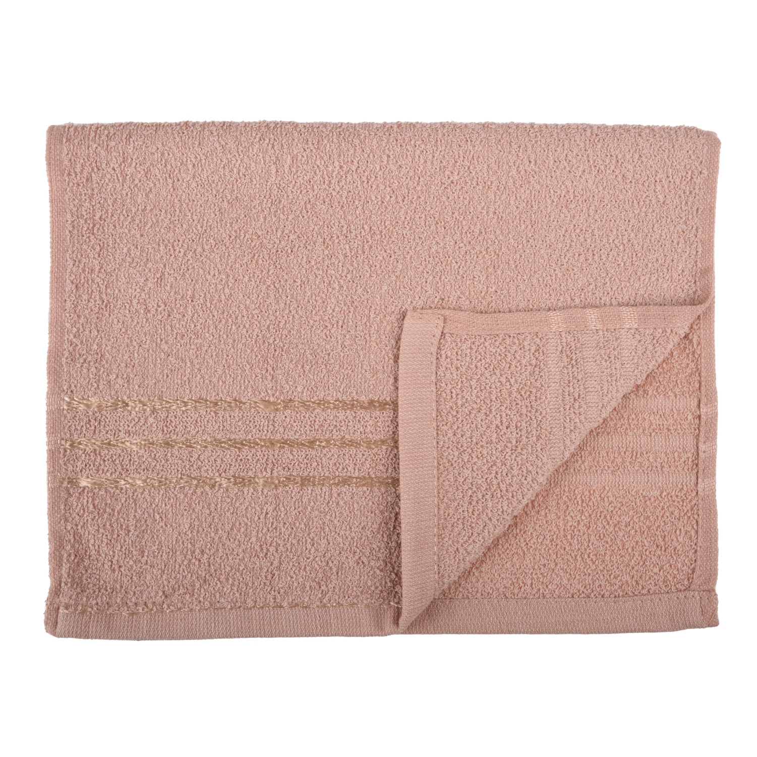 Kuber Industries Face Towel | Towels for Facewash | Towels for Gym | Facewash for Travel | Towels for Daily use | Workout Hand Towel | Lining Design | 14x21 Inch | Pack of 5 | Multi