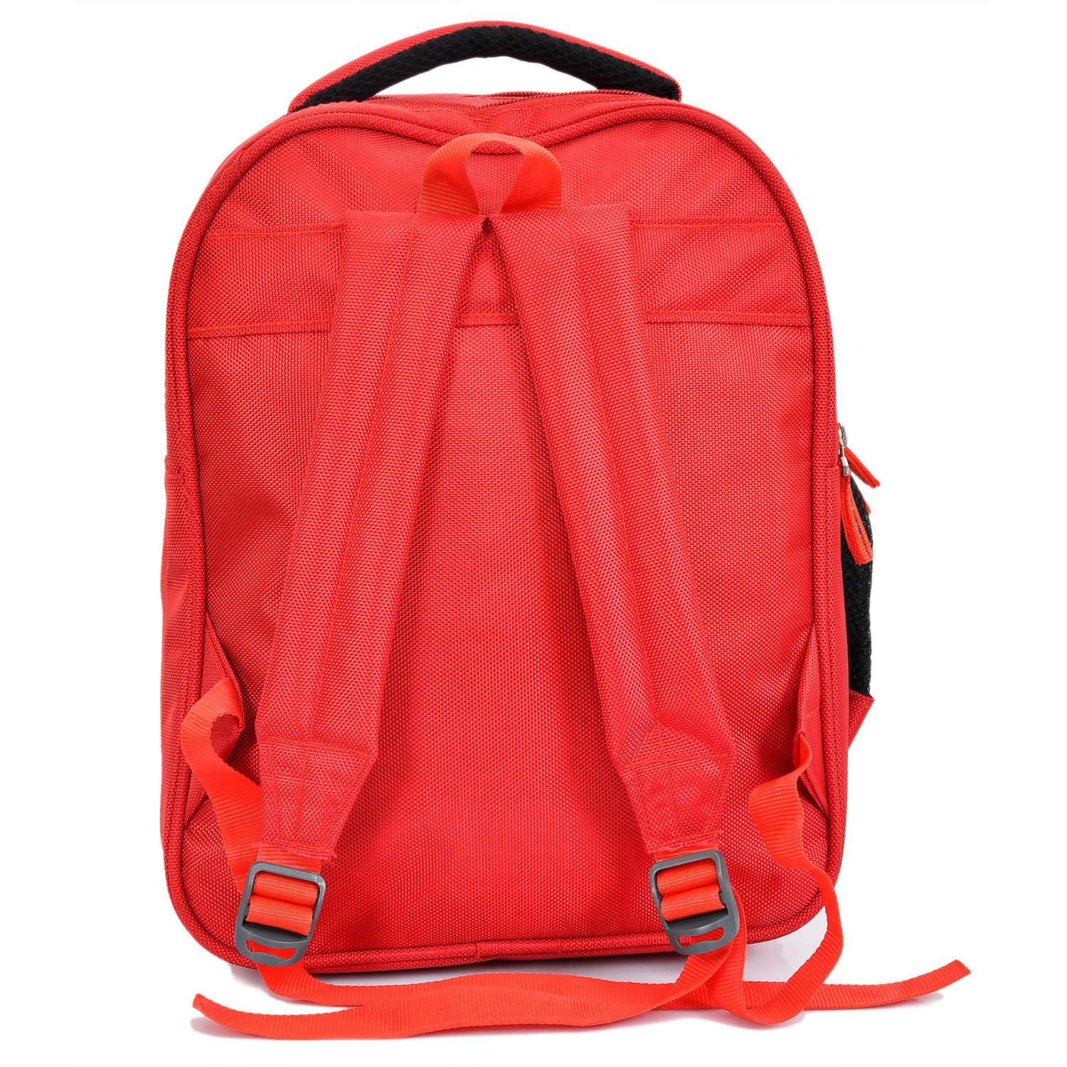 Kuber Industries Fictional Car School Bag | Kids School Bags | Student Bookbag | Spacious School Bag | School Bag for Girls & Boys | School Backpack for Kids | 4 Compartments School Bag | Red