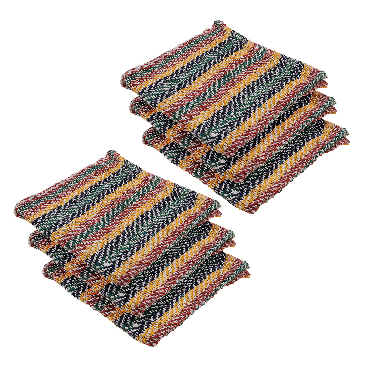 Kuber Industries Floor Cleaning Pocha | Multi Lining Duster Cloth | Cotton Reusable Sweeping Cloth For Home | Kitchen | 22x22 Inch | Multicolor