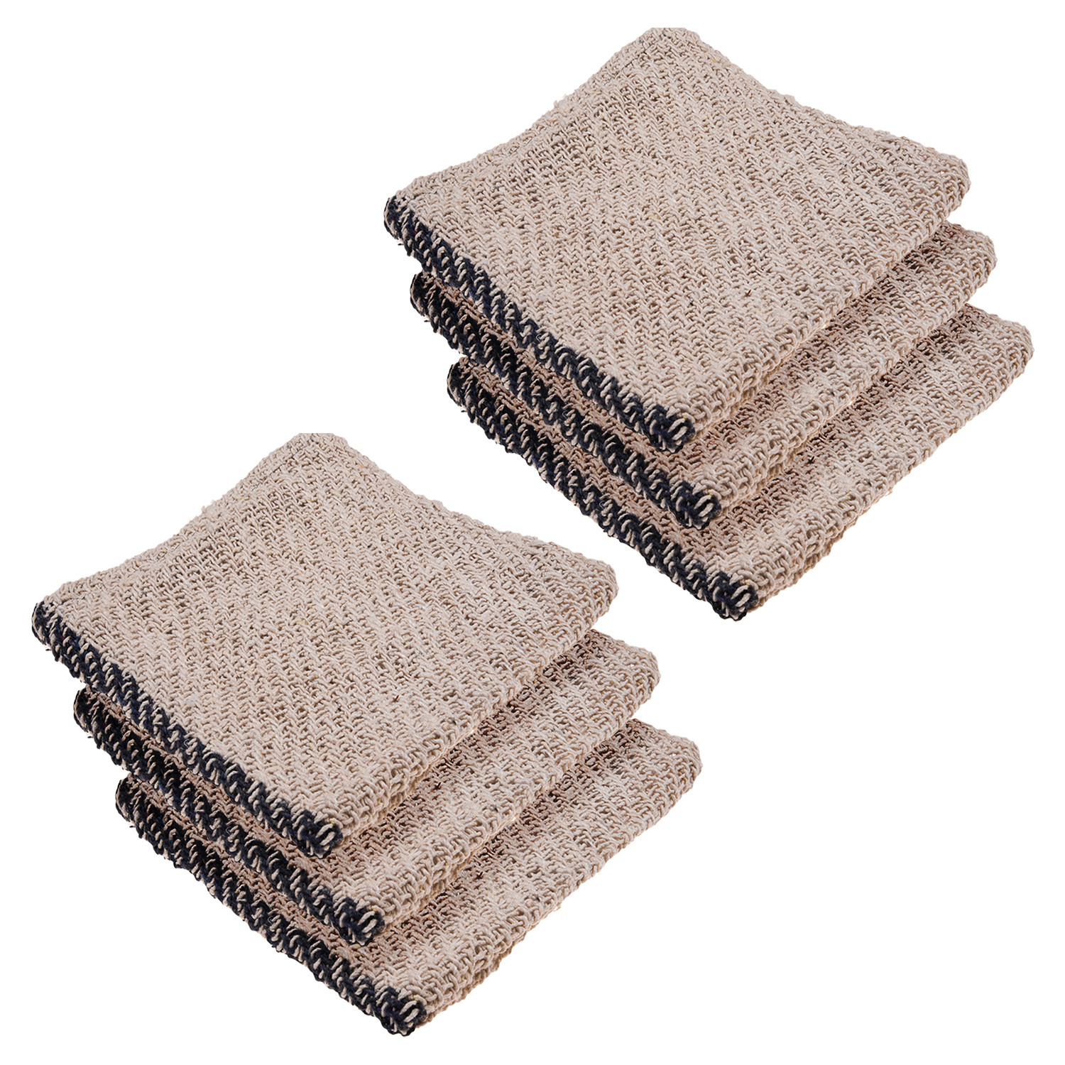 Kuber Industries Floor Cleaning Pocha | Plain Duster Cloth | Cotton Reusable Sweeping Cloth For Home | Kitchen | Large | 28x28 Inch |White