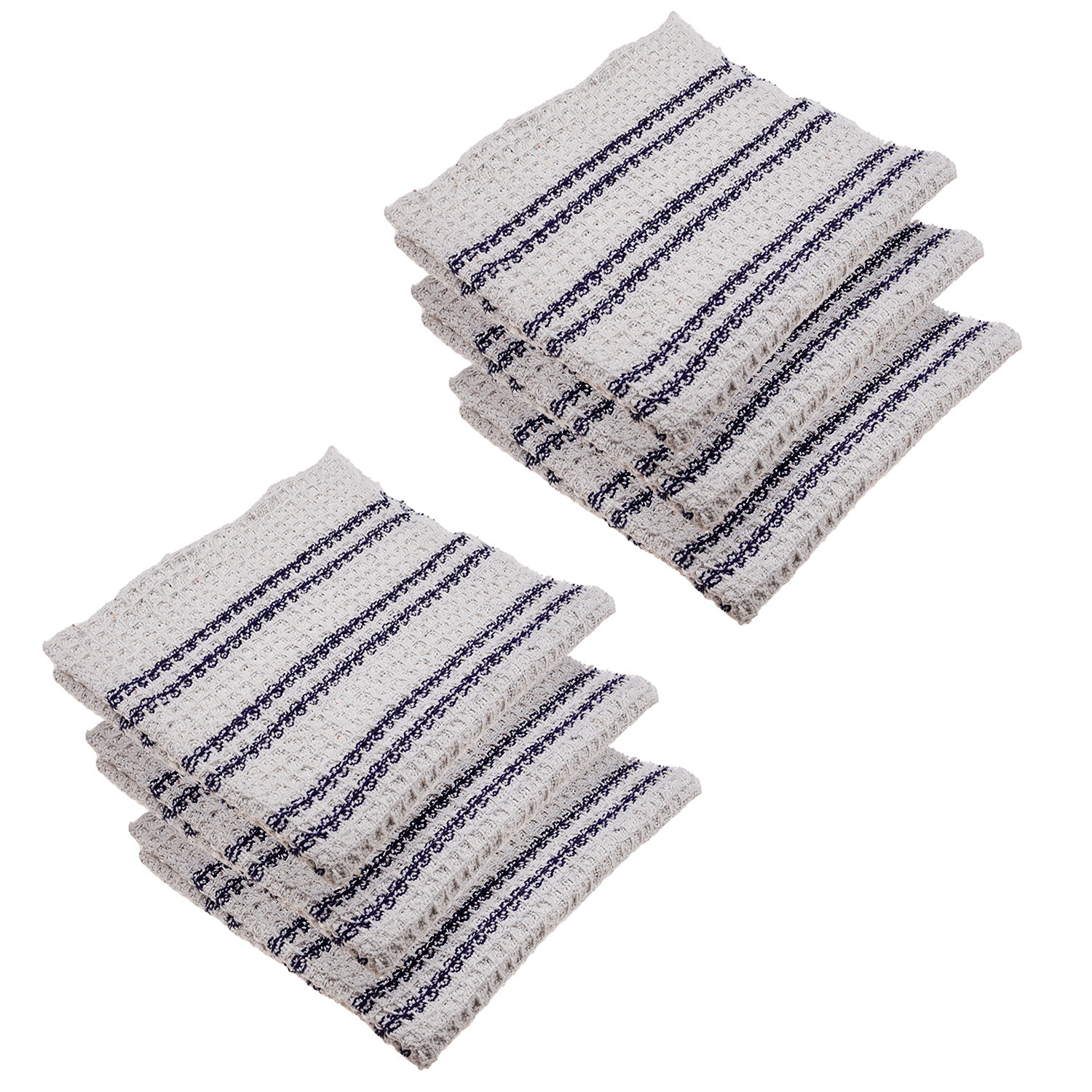 Kuber Industries Floor Cleaning Pocha | Self Check Lining Duster Cloth | Cotton Reusable Sweeping Cloth For Home | Kitchen | Large | 28x28 Inch |  Blue