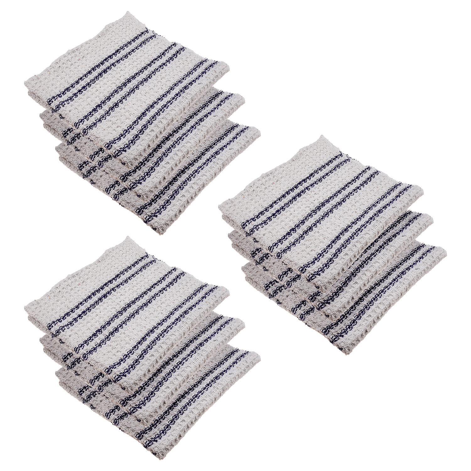 Kuber Industries Floor Cleaning Pocha | Self Check Lining Duster Cloth | Cotton Reusable Sweeping Cloth For Home | Kitchen | Large | 28x28 Inch |  Blue