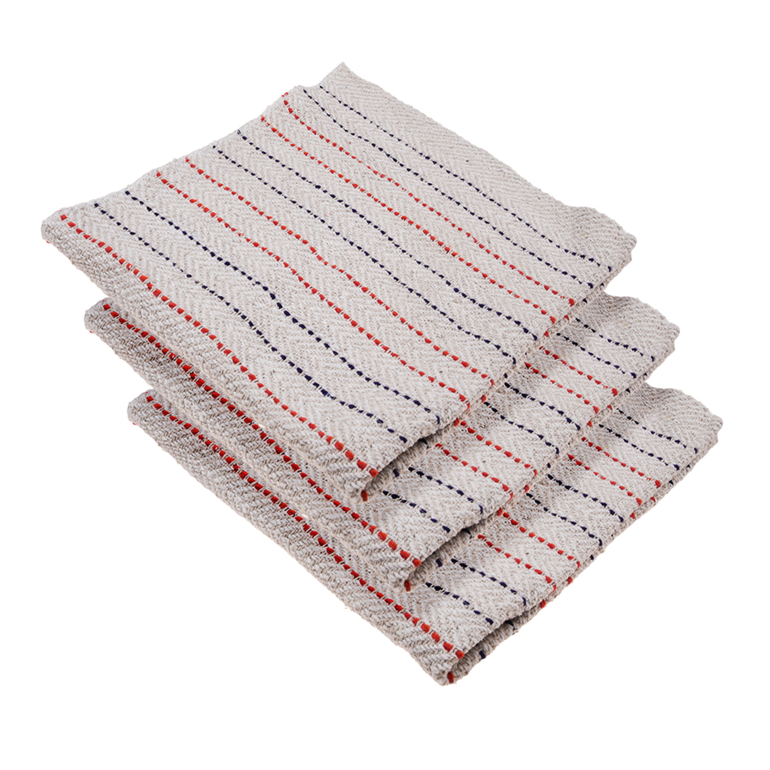 Kuber Industries Floor Cleaning Pocha | White Lining Khadi Duster Cloth | Cotton Reusable Sweeping Cloth For Home | Kitchen | Large | 28x28 Inch |  White