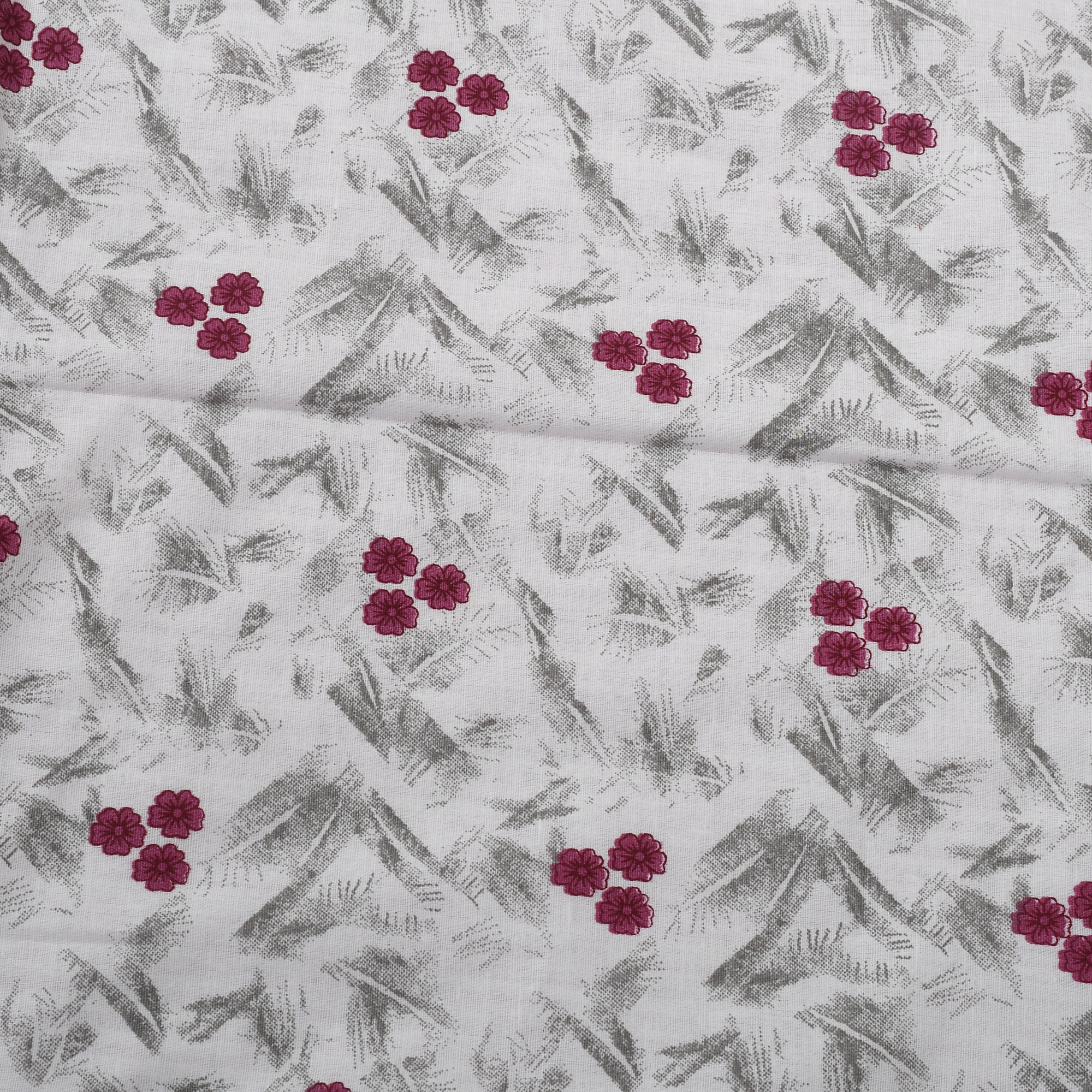 Kuber Industries Floral Design Premium Cotton Pillow Covers, 18 x 28 inch,(Pink)