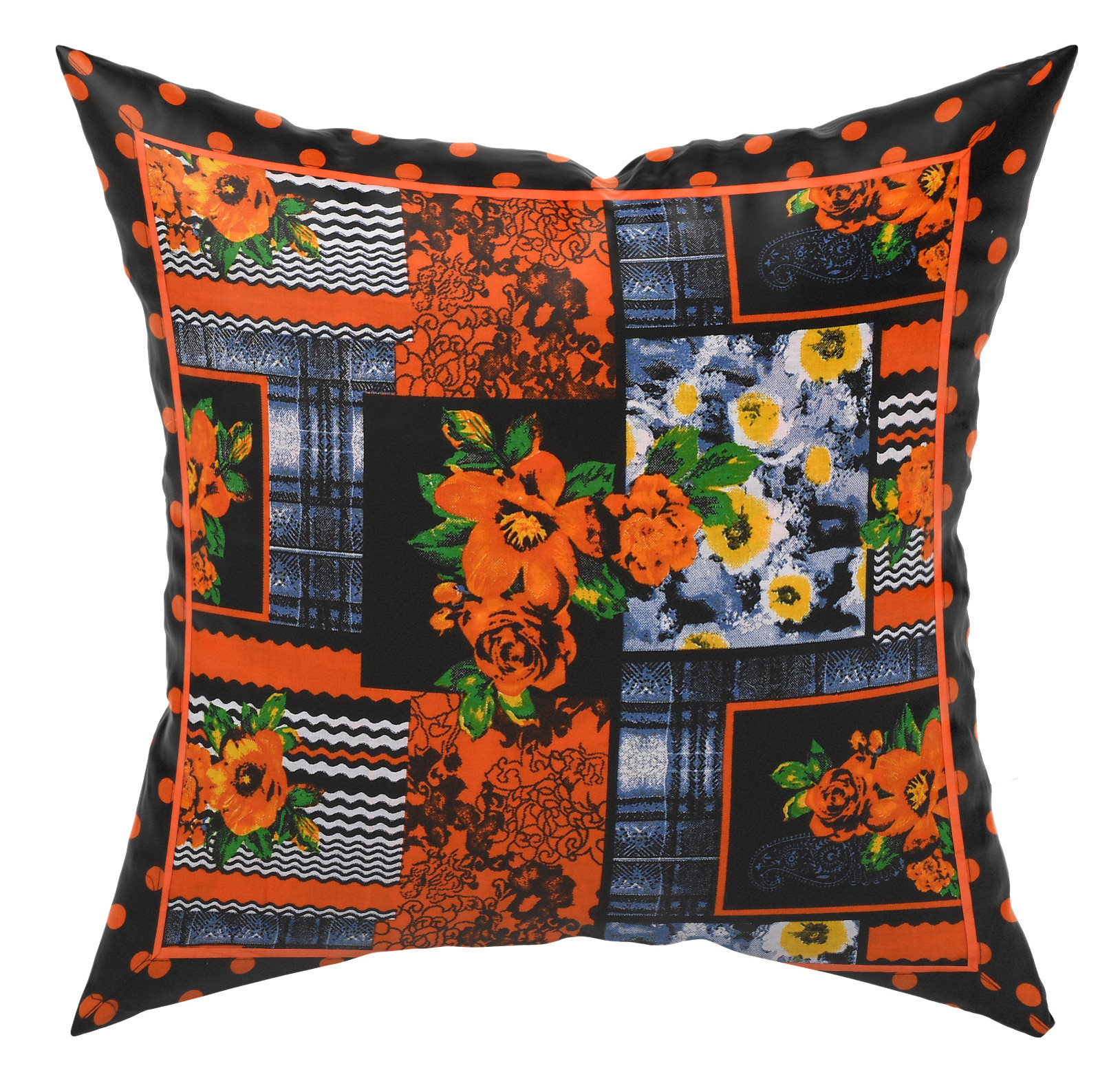 Kuber Industries Floral Print Cotton Abstract Decorative Throw Pillow/Cushion Covers 16