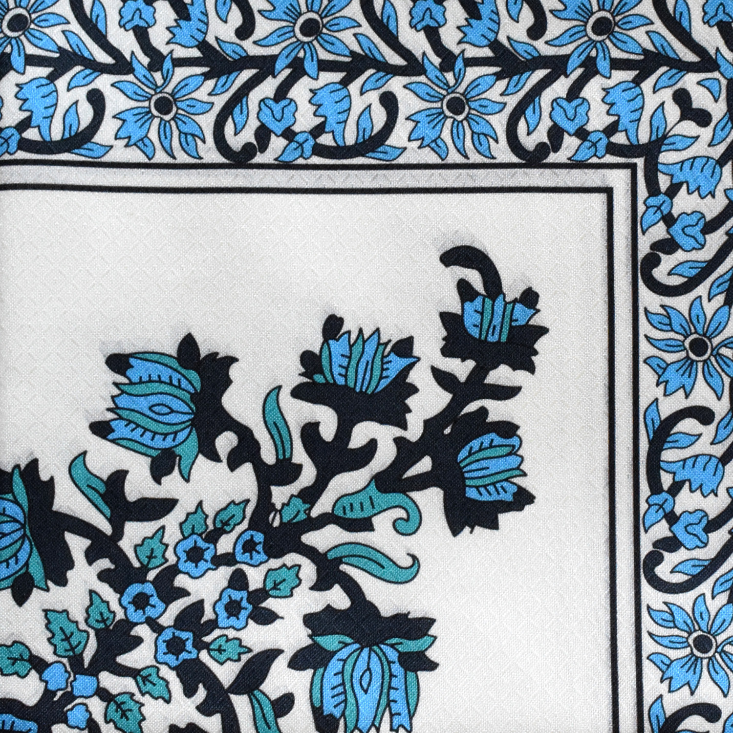 Kuber Industries Floral Print Polyester Center Table Cover/Table Cloth For Home Decorative Luxurious 4 Seater, 60