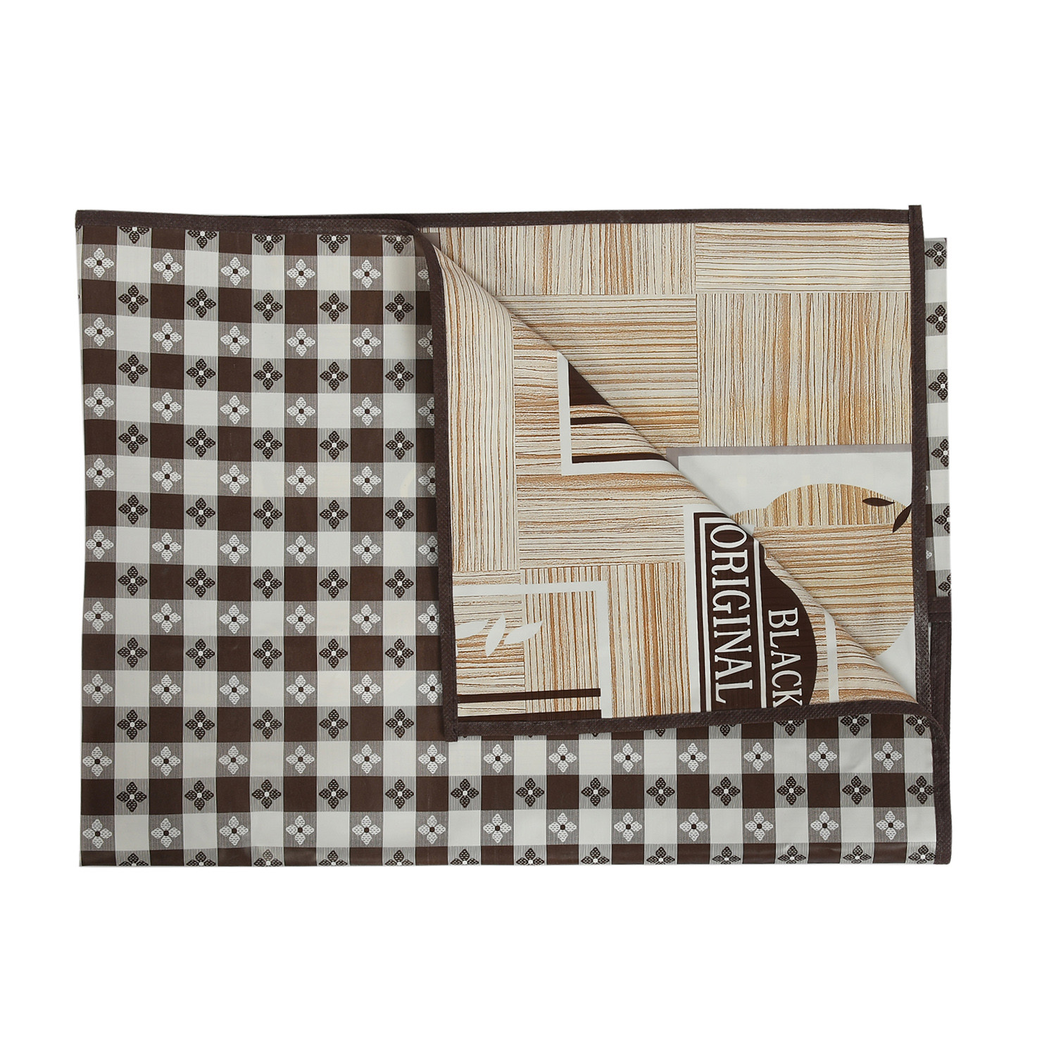 Kuber Industries Floral Print PVC Center Table Cover/Table Cloth For Home Decorative Luxurious 4 Seater, 60