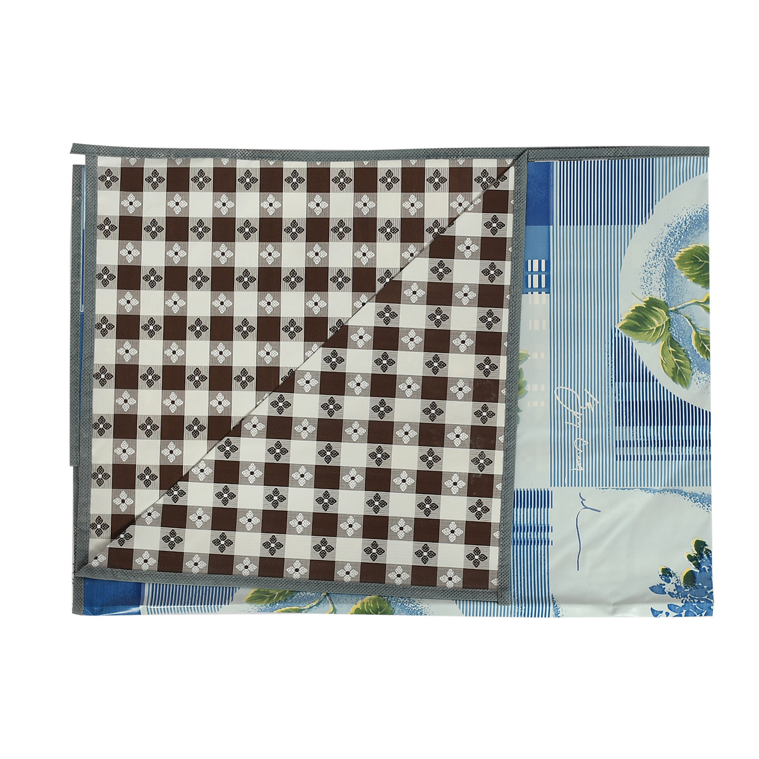 Kuber Industries Floral Print PVC Center Table Cover/Table Cloth For Home Decorative Luxurious 4 Seater, 60