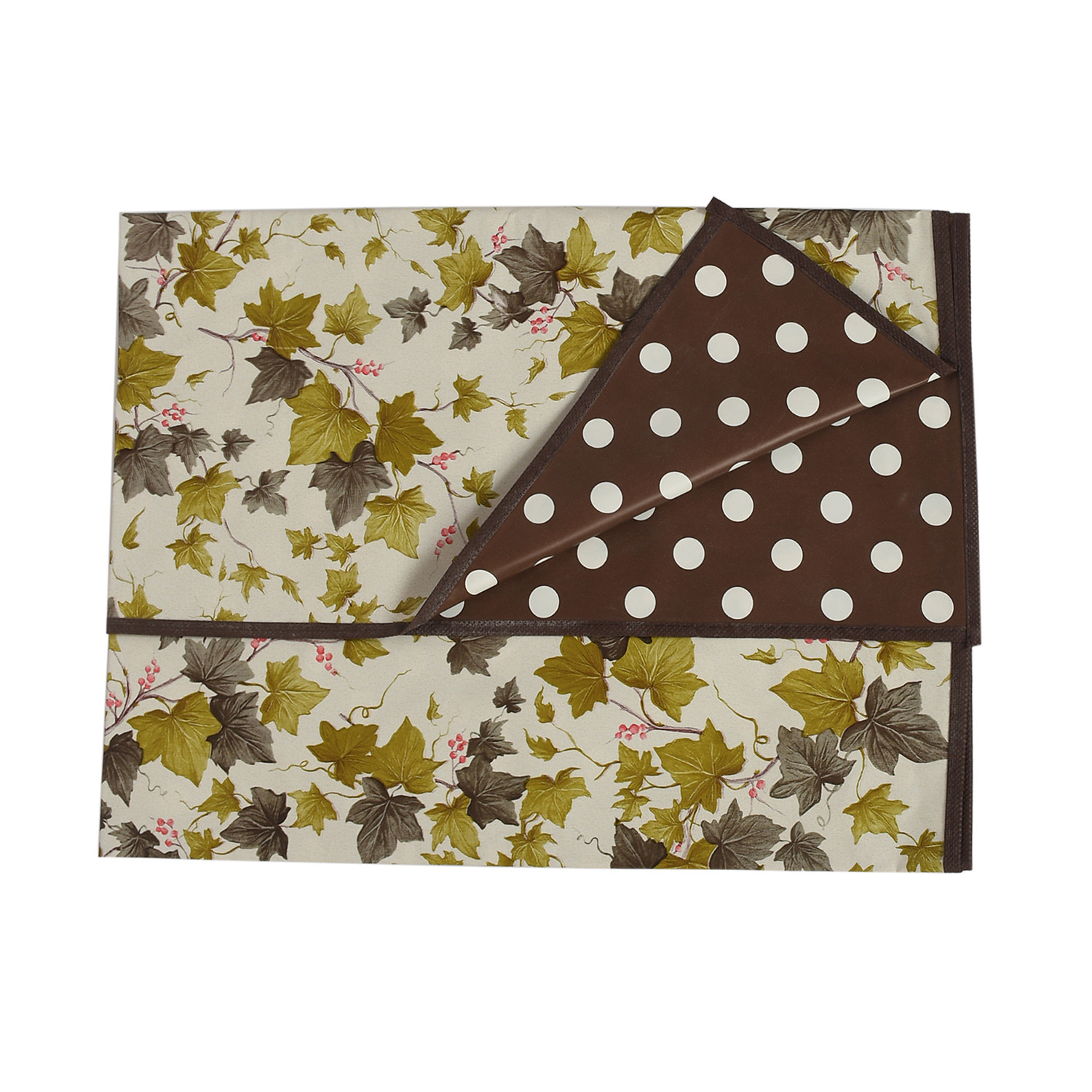 Kuber Industries Floral Print PVC Center Table Cover/Table Cloth For Home Decorative Luxurious 4 Seater, 60
