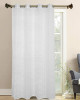 Kuber Industries Flower Design 7 Feet Door Curtain For Living Room, Bed Room, Kids Room With 8 Eyelet (White) 54KM3939