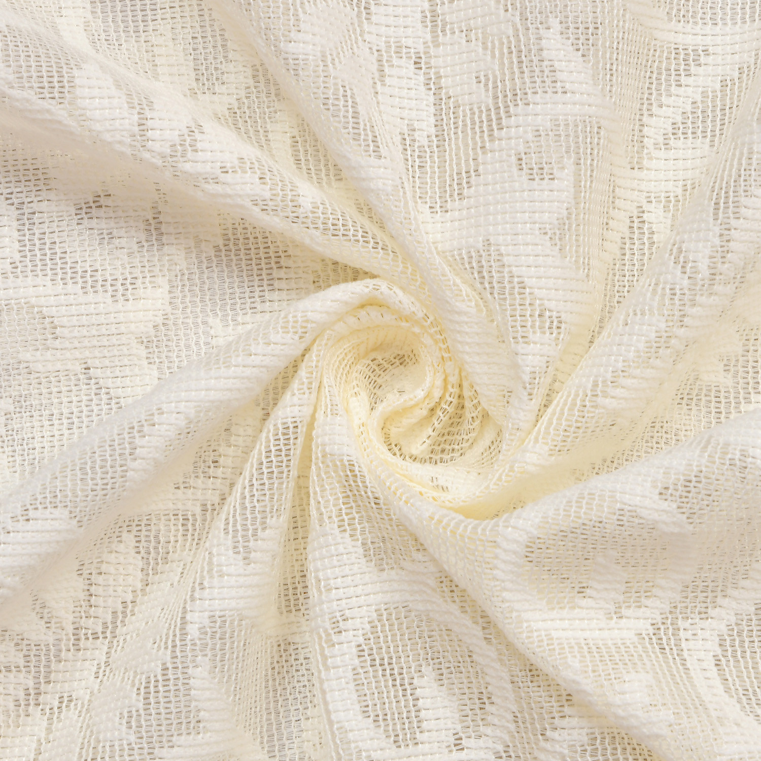 Kuber Industries Flower Design 7 Feet Door Curtain For Living Room, Bed Room, Kids Room With 8 Eyelet (Cream) 54KM3941