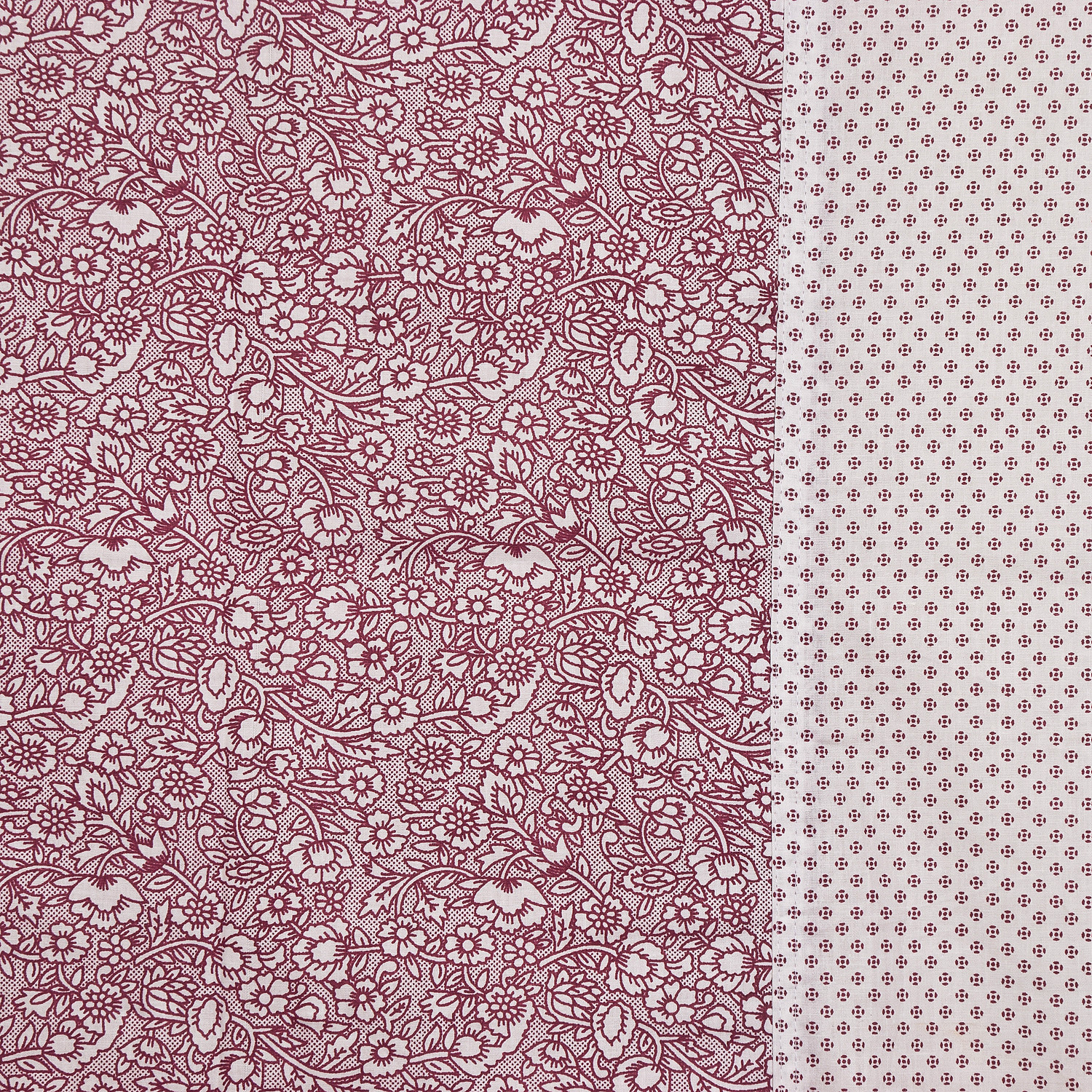 Kuber Industries Flower Design Cotton Diwan Set With 8 Pieces (Pink)-HS_38_KUBMART21137