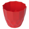 Flower Pot | Flower Planter Pots for Indoor | Flower Pots for Outdoor | Pot for Garden &amp; Balcony Flowering | Flower Plants Pot | Barfi Flower Pot | 6 Inch | Red
