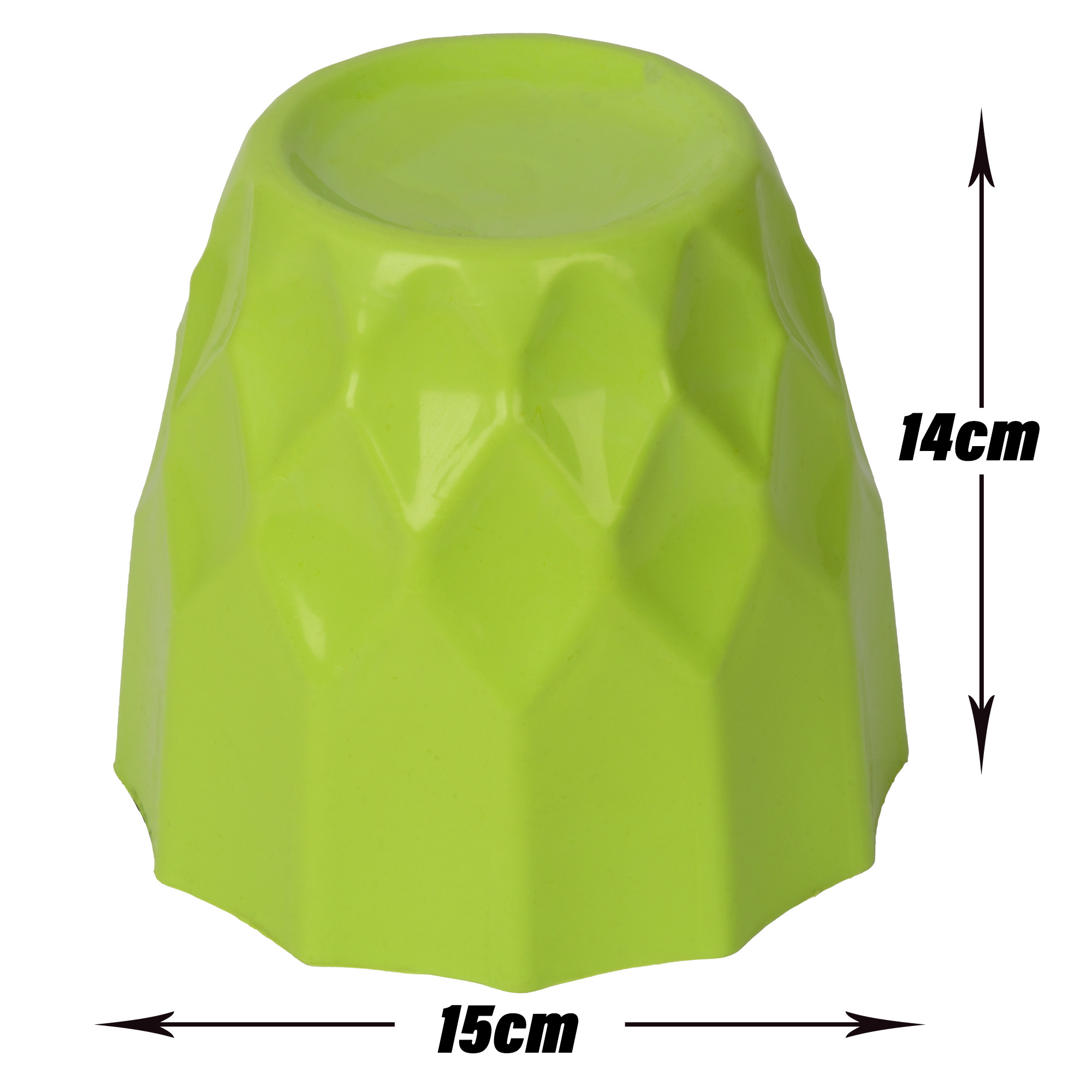 Kuber Industries Flower Pot | Flower Planter Pots for Indoor | Flower Pots for Outdoor | Pot for Garden & Balcony Flowering | Flower Plants Pot | Barfi Flower Pot | 6 Inch | Pack of 3 | Multi