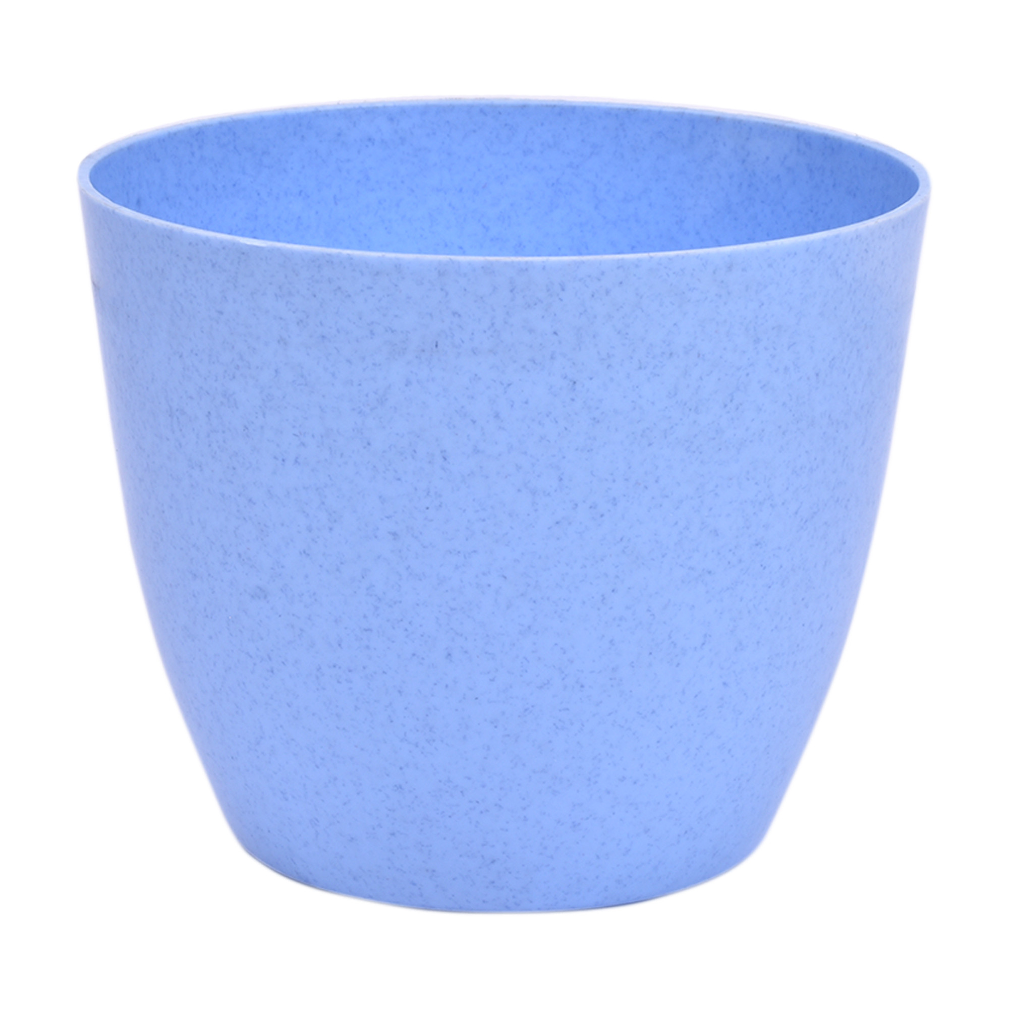 Kuber Industries Flower Pot | Flower Pot for Living Room-Office | Flower Planters for Home-office-Lawns & Garden Décor | Planters Pots for Balcony | Marble Cool | 5 Inch | Blue & White