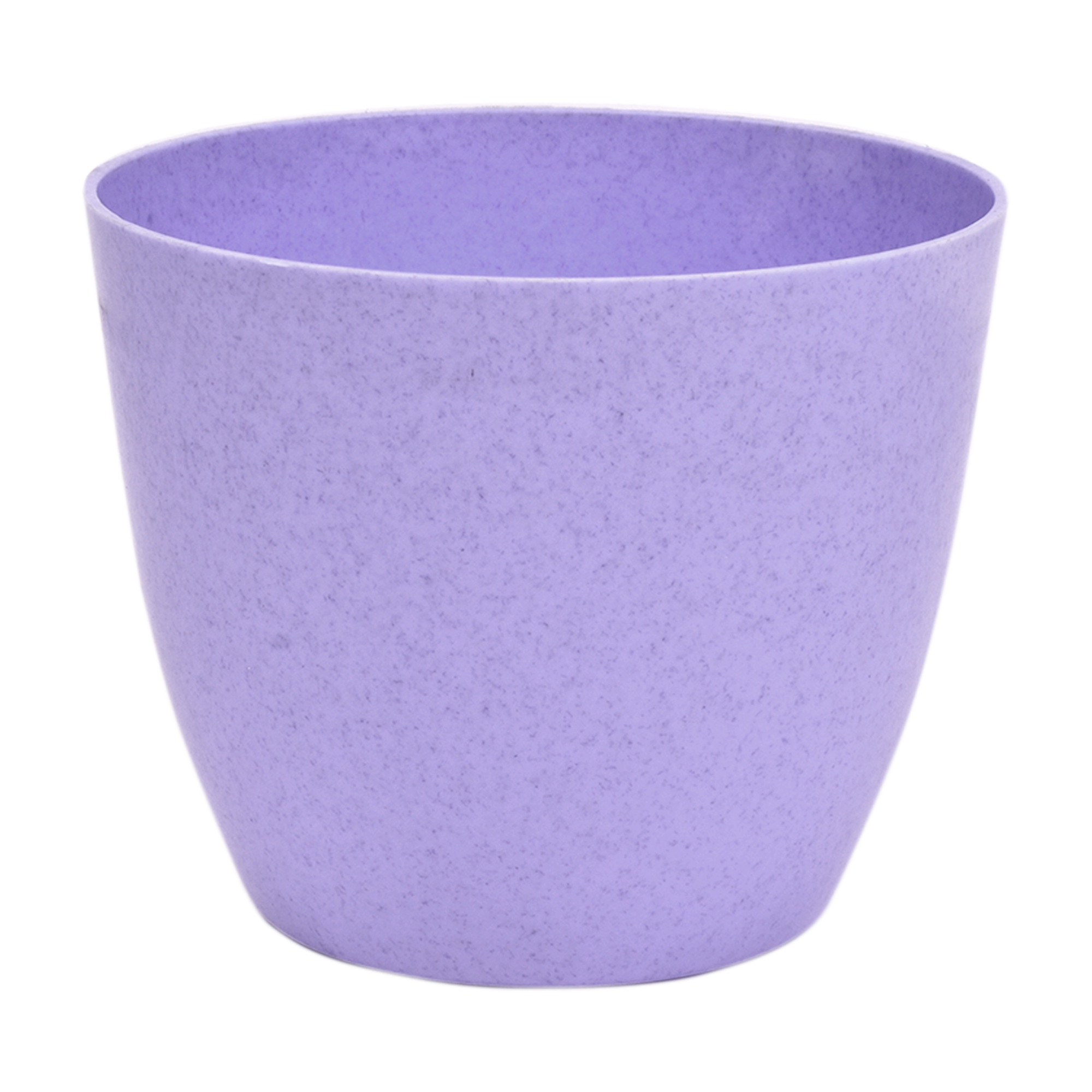 Kuber Industries Flower Pot | Flower Pot for Living Room-Office | Flower Planters for Home-office-Lawns & Garden Décor | Planters Pots for Balcony | Marble Cool | 5 Inch | Purple & White