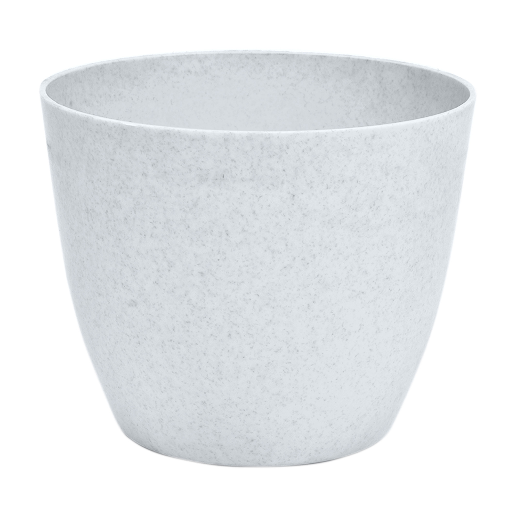 Kuber Industries Flower Pot | Flower Pot for Living Room-Office | Flower Planters for Home-office-Lawns & Garden Décor | Flower Pots for Balcony | Marble Cool | 5 Inch | White & Mint Green