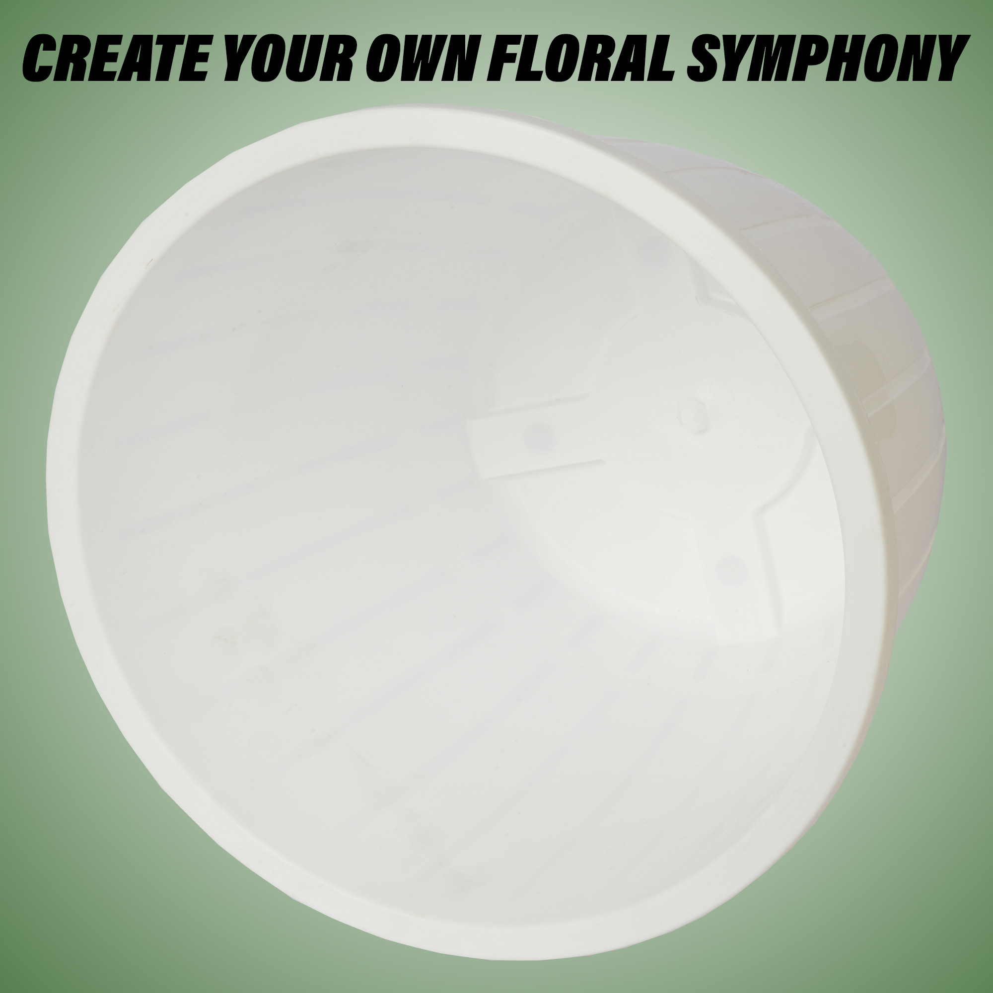 Kuber Industries Flower Pot  Flower Pots for Indoor  Outdoor  Plastic Pot for Gardening  Planter for Flower  Balcony Flower Pot with Drain Holes  Duro Flower Pot  6 Inch  Pack of 2  White