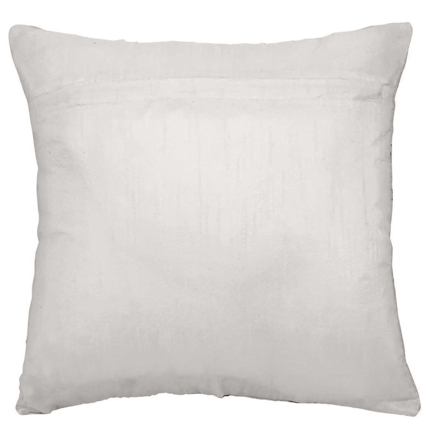 Kuber Industries Flower Print Soft Decorative Square Cushion Cover, Cushion Case For Sofa Couch Bed 16x16 Inch- (White)