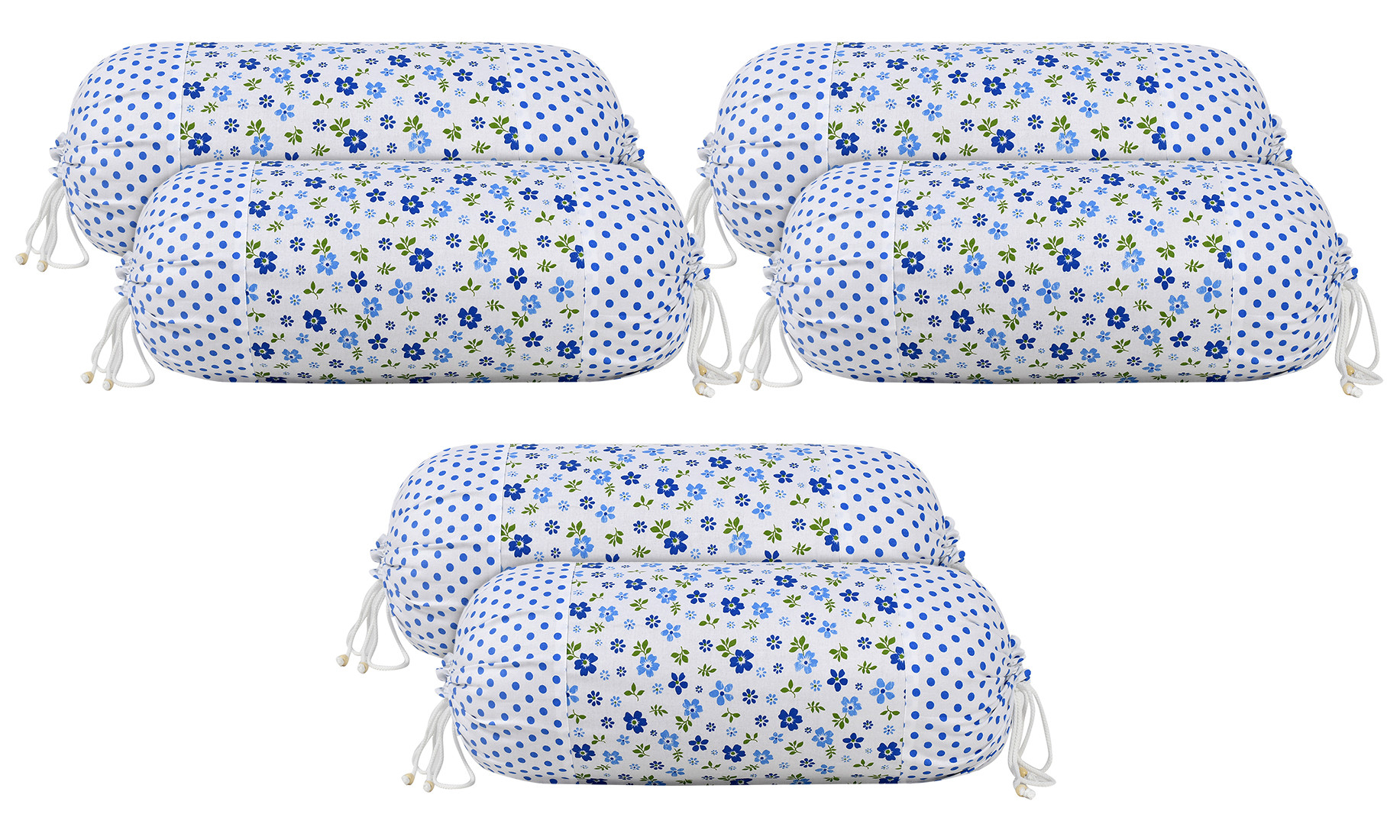 Kuber Industries Flower Printed Cotton Bolster Cover-16