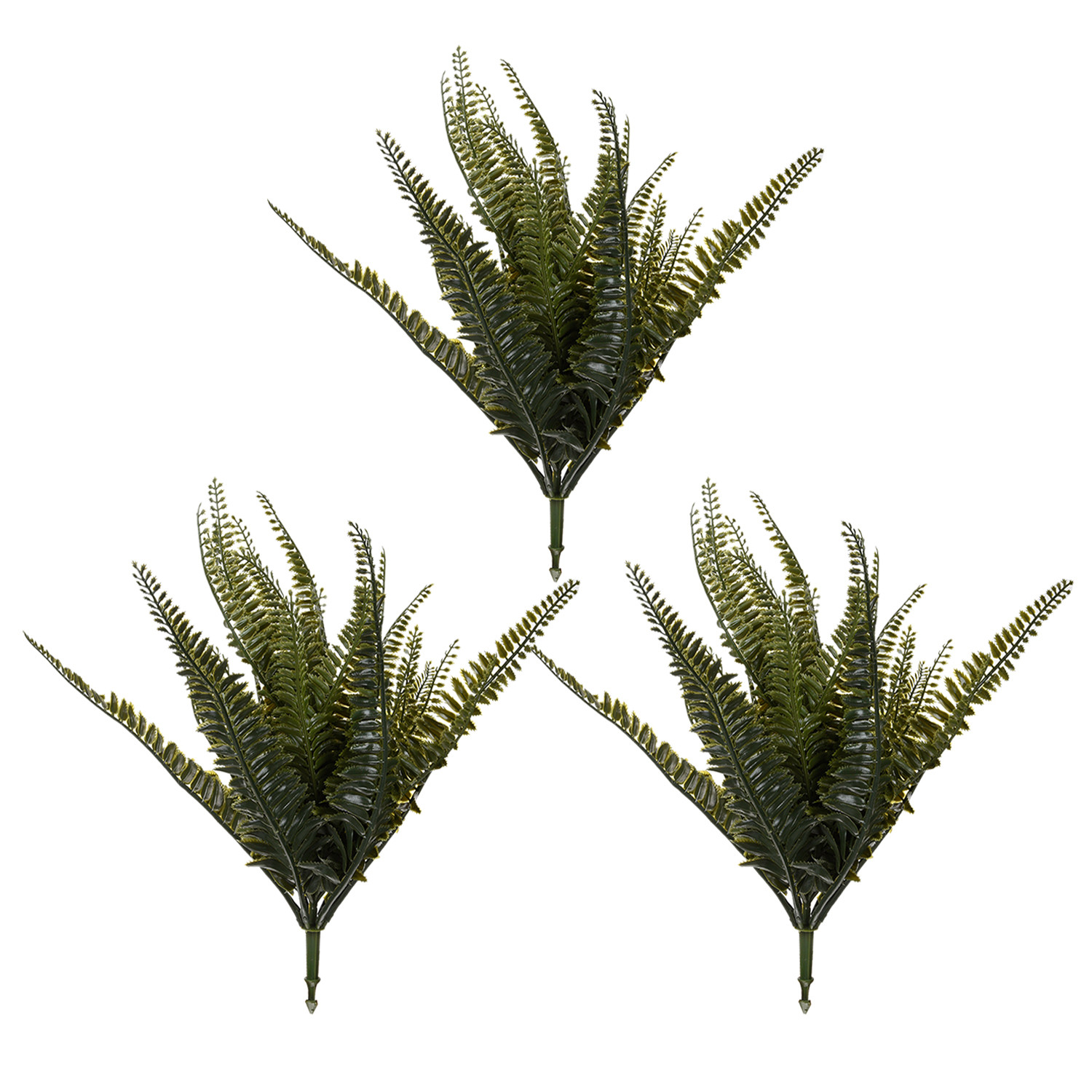 Kuber Industries Flowers Fern | Artificial Flowers Fern | Flower Fern Orchid for Vase Pot | Artificial Flower for Home Décor | Orchids Artificial Flower for Vase | Green