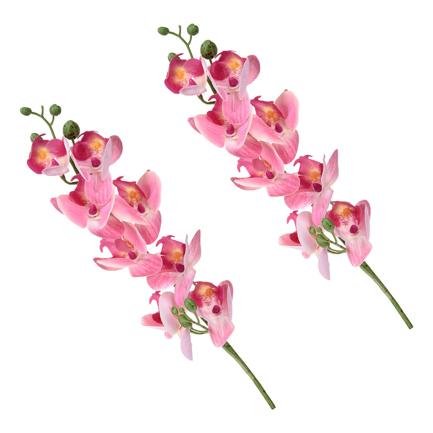 Kuber Industries Flowers Orchid | Artificial Flower Orchid | Flower Orchid for Vase Pot | Artificial Flower for Home Décor | Orchids Artificial Flower for Vase |Pink