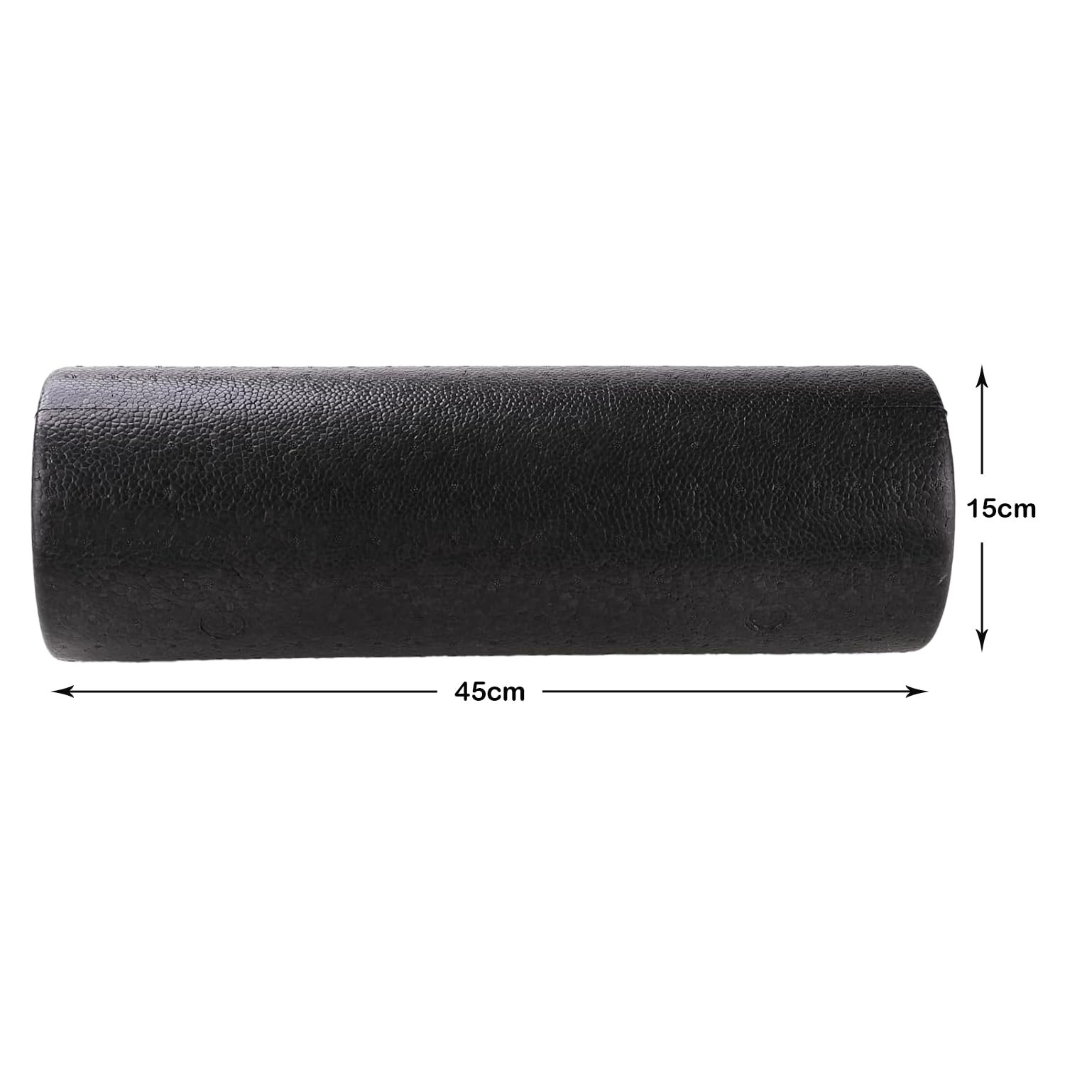 Kuber Industries Foam Roller For Exercise, Back Pain, Knee Pain (Black)