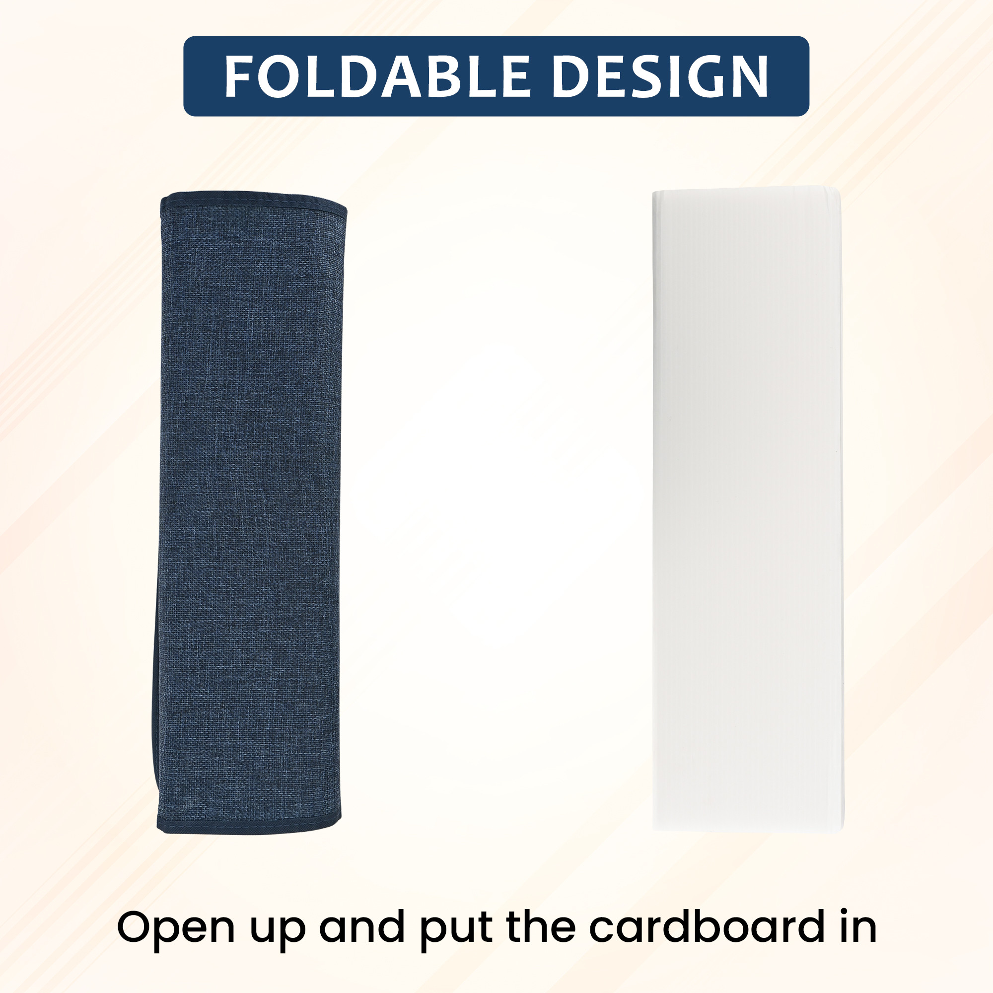 Kuber Industries Foldable Multi-Grid Undergarments Organizer with Top Flap  Socks  Innerwear Organiser for Wardrobe  Ideal for BrasPanties Underwear  Ties  LJ-15-NBLU  Navy