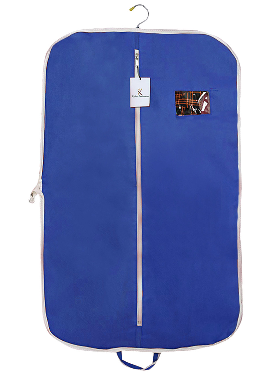 Kuber Industries Foldable Non Woven Men's Coat Blazer Suit Cover (Royal Blue)  -CTKTC41461