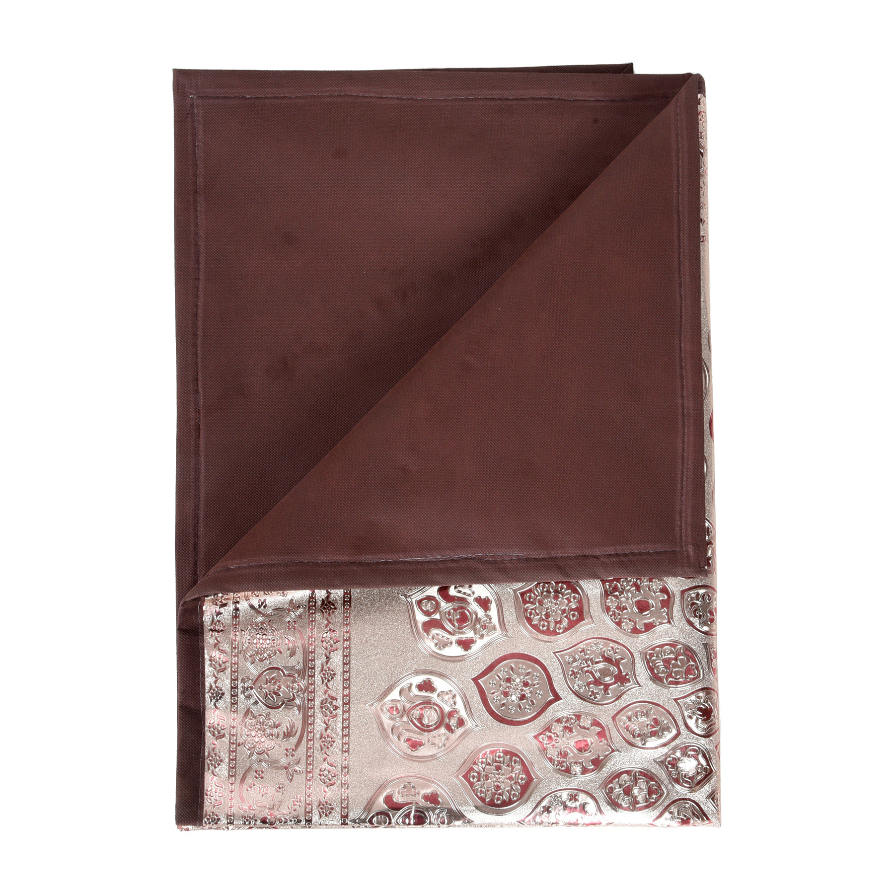 Kuber Industries Food Mat  Bedsheet Protector for Home  Bed Server Food Mat  Bed Server Mat  Shining Mattress Protector for Home  Food Mat for Kids  Golden