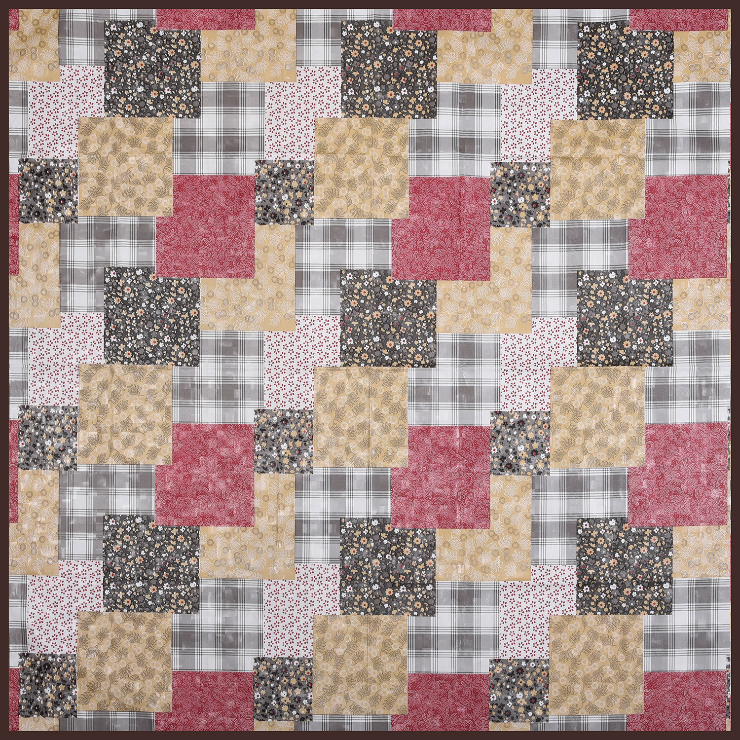 Kuber Industries Food Mat  Bedsheet Protector for Home  Reversible Bed Server Mat  Barik Flower Mattress Protector for Home  Food Mat for Kids  92 cm  Black