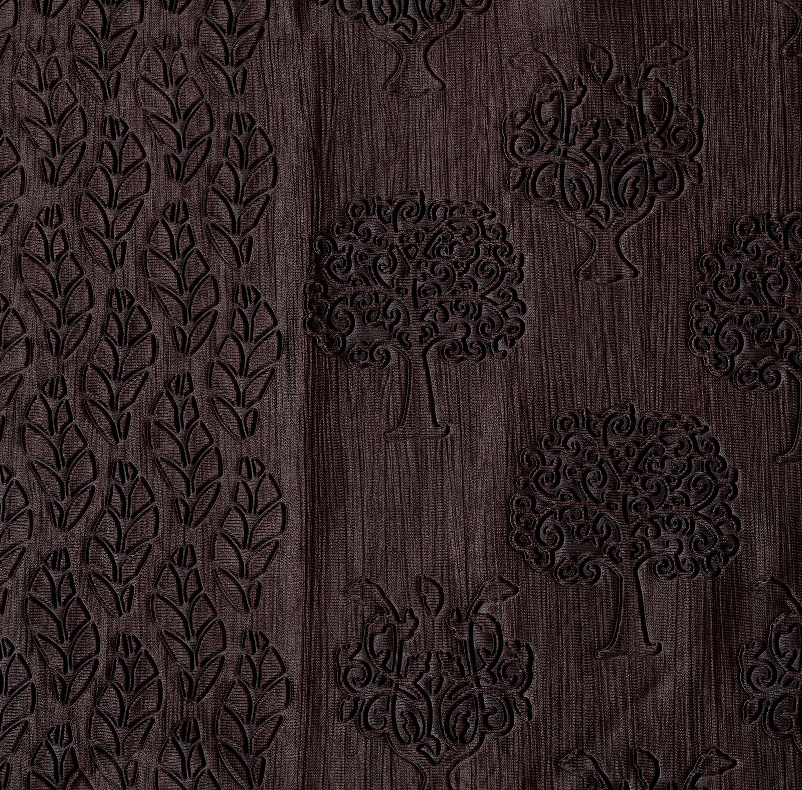 Kuber Industries Forest Printed 7 Feet Door Curtain For Living Room, Bed Room, Kids Room With 8 Eyelet (Brown & Cream)-HS43KUBMART25605