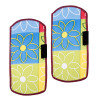Kuber Industries Fridge Handle Cover | Refrigerator Handle Cover | Fridge Door Handle Protector | Fridge Door Handle Cover | Check Fridge Handle Cover | 2 Piece Set | Yellow