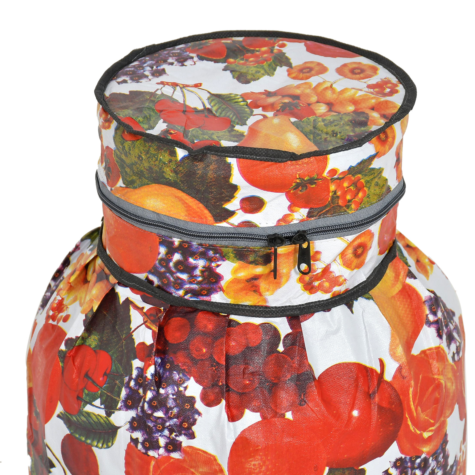 Kuber Industries Fruit Printed Stain/Dust/Water Proof PVC Lpg Gas Cylinder Cover (Multicolour)-HS43KUBMART25618