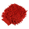 Gloves | Microfiber Cleaning Gloves | Chenille Mitts for Kitchen | 50 GSM Hand Duster for Kitchen | Hand Gloves For Car | Duster for Glass | Red