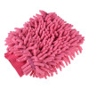 Gloves | Microfiber Cleaning Gloves | Chenille Mitts for Kitchen | 50 GSM Hand Duster for Kitchen | Hand Gloves For Car | Duster for Glass | Pink