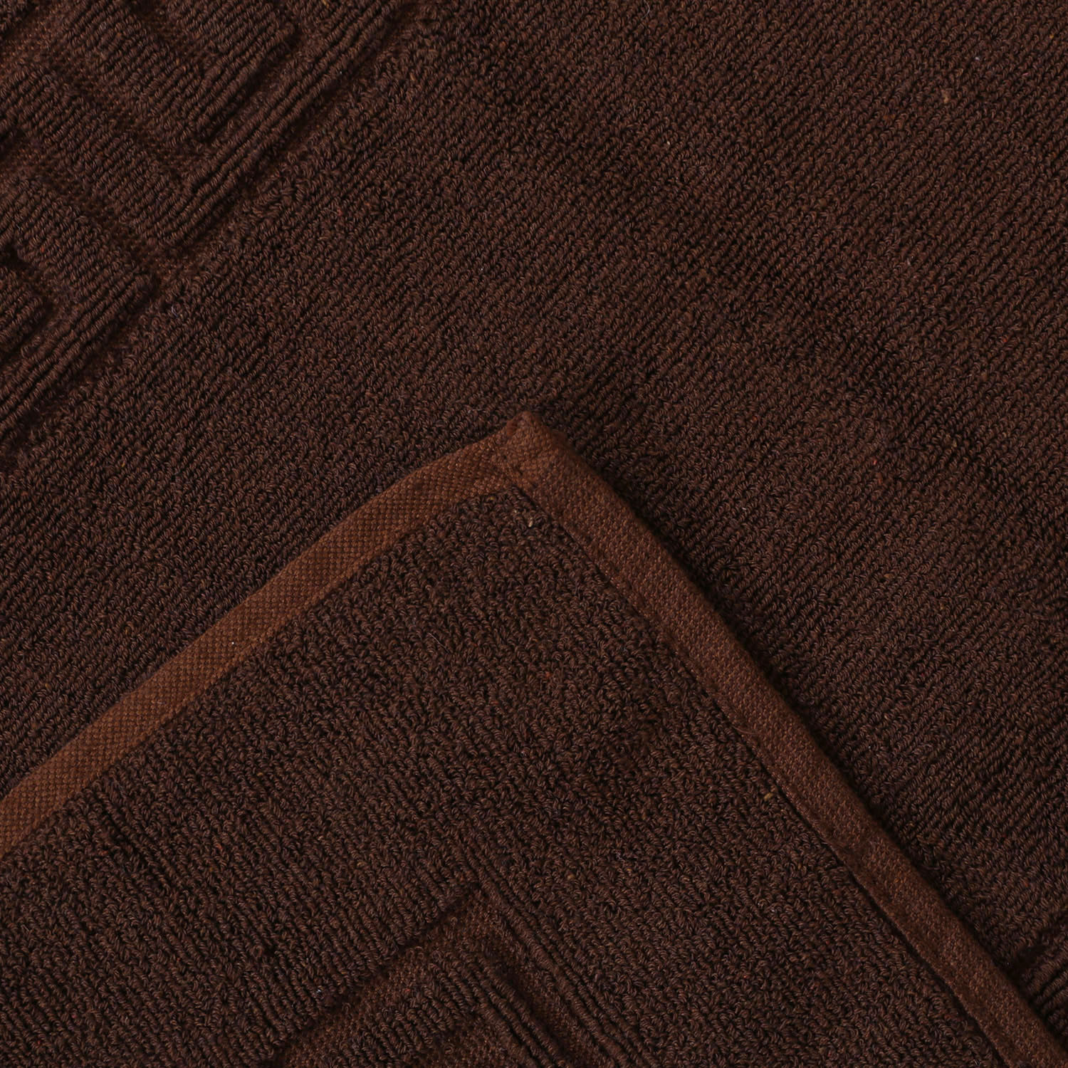 Kuber Industries Greek Design Super Absorbent Cotton 400 GSM Hand Towel|Face Towel|Bath Nets for Men,Women,Kids,30x20 Inches,(Brown)