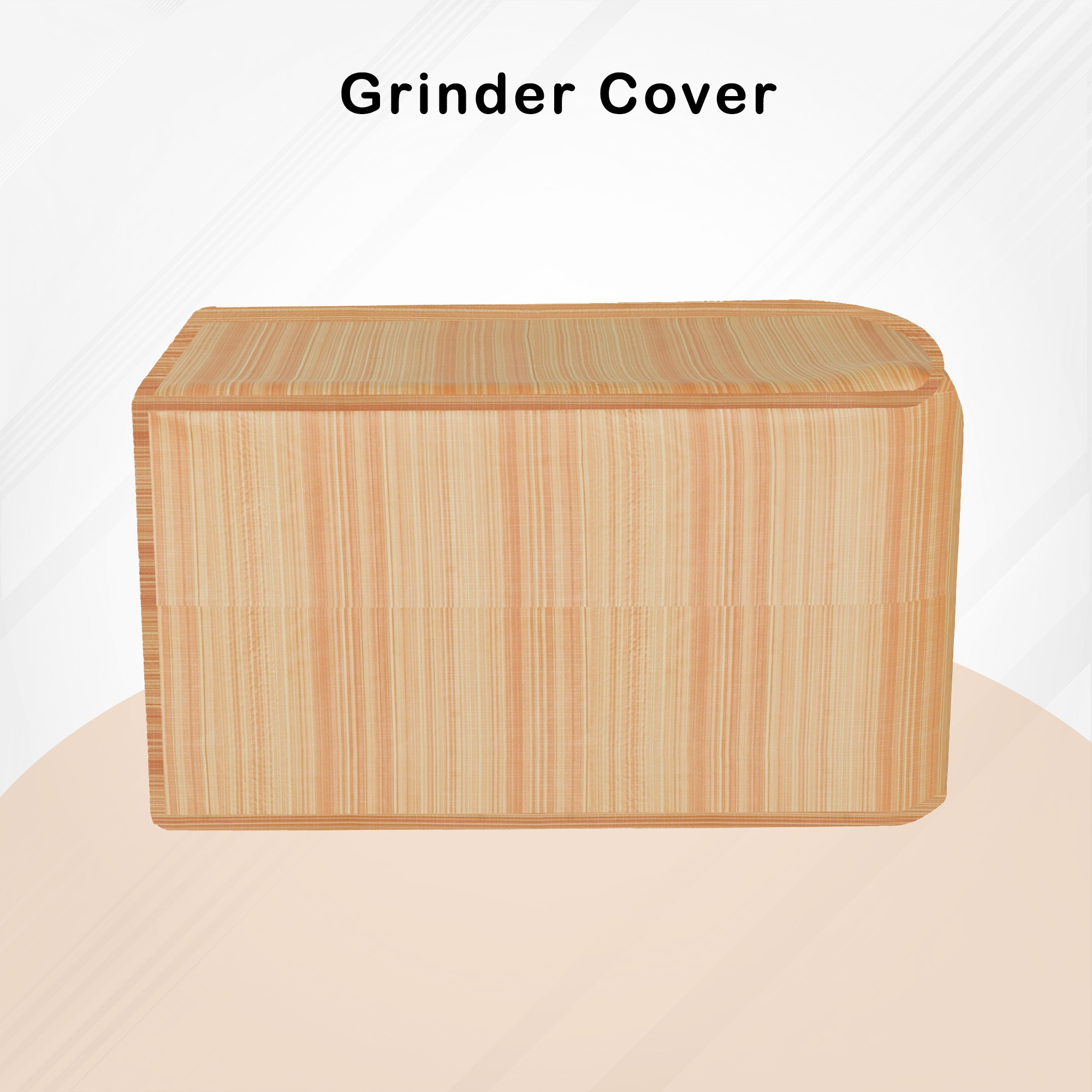 Kuber Industries Grinder Cover  Mixer Grinder Cover  Open Bottom Grinder Cover  Foldable Grinder Cover for Table Top  Waterproof Kitchen Grinder Cover  Lining Design  Golden