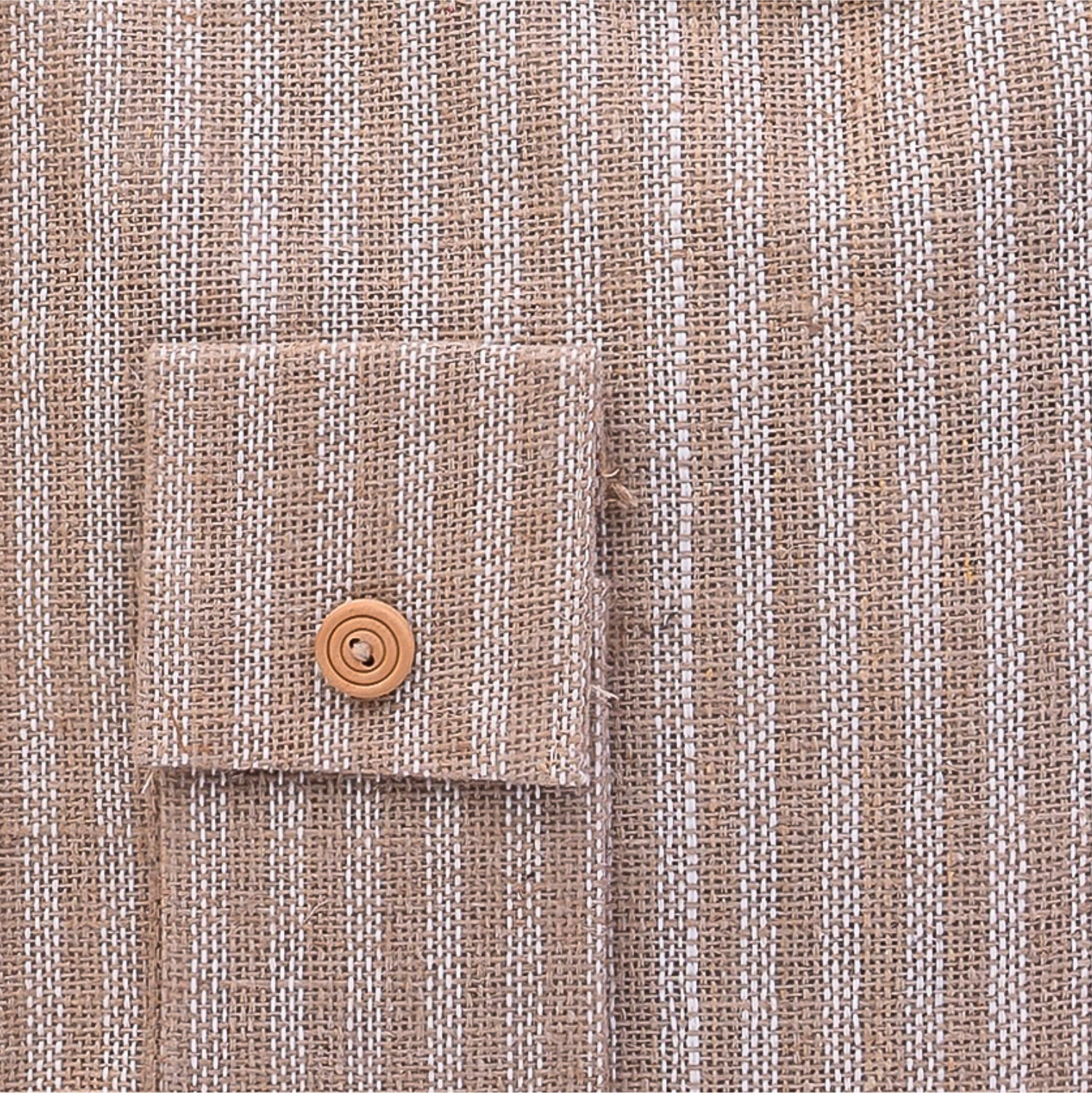 Kuber Industries Grocery Bag  Jute Carry Bag  Lunch Bags for Office  Zipper Grocery Bag with Handle  Vegetable Bag  Lining Front Pocket Shopping Bag  Medium  Brown