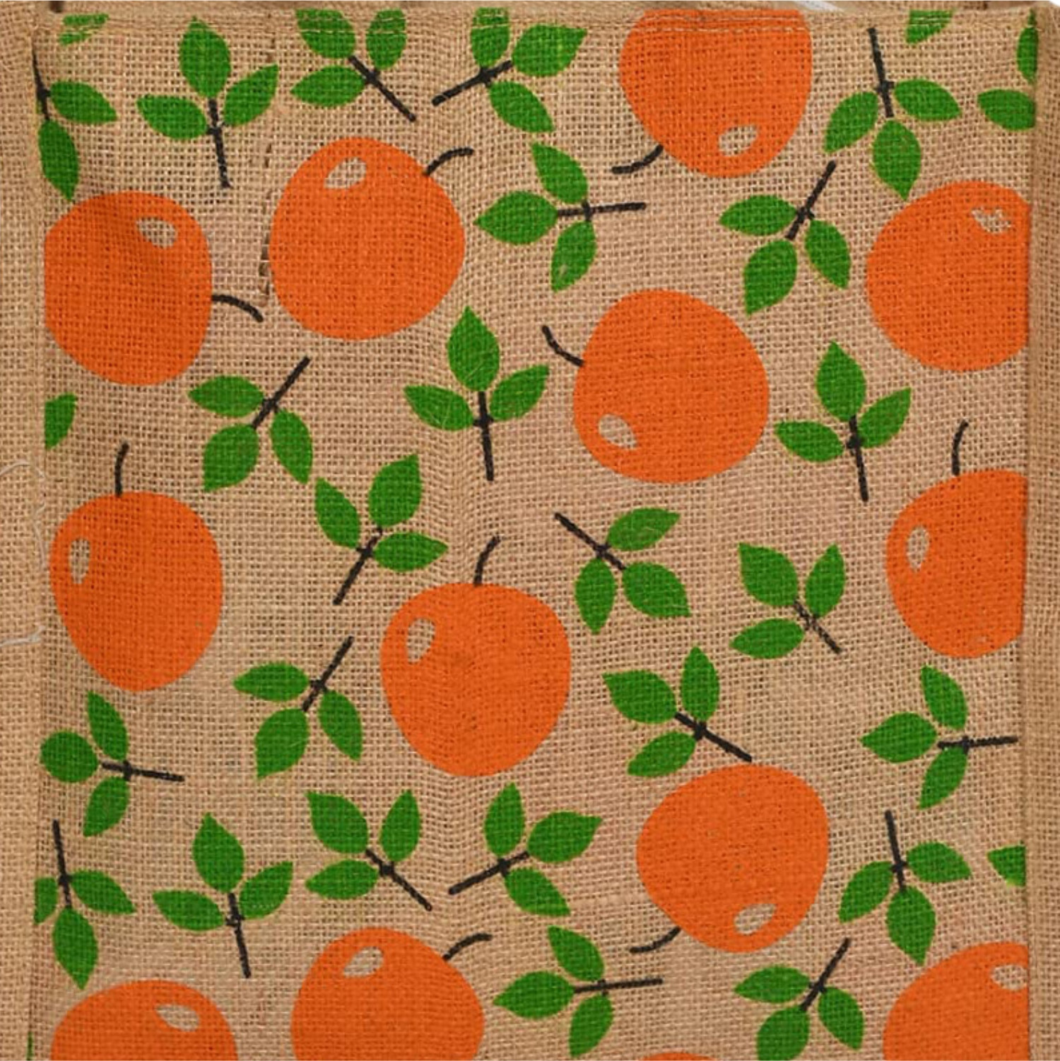 Kuber Industries Grocery Bag  Jute Carry Bag  Reusable Shopping Bag  Lunch Handbag  Zipper Grocery Bag with Handle  Vegetable Bag  Grocery Hand Bag  Pack of 2  Multi