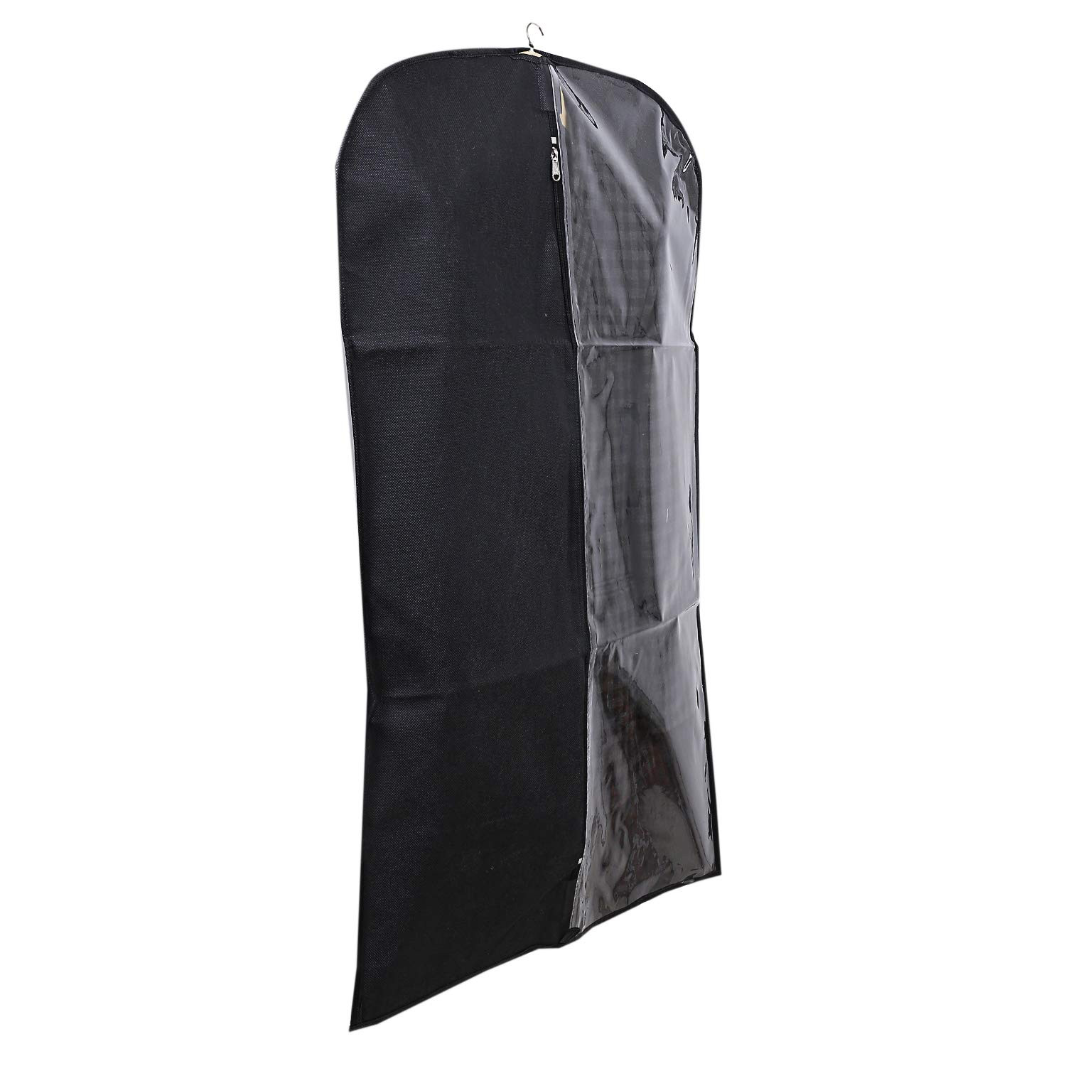 Kuber Industries Half Transparent Non Woven Men's Coat Blazer Suit Cover (Black)  -CTKTC41349