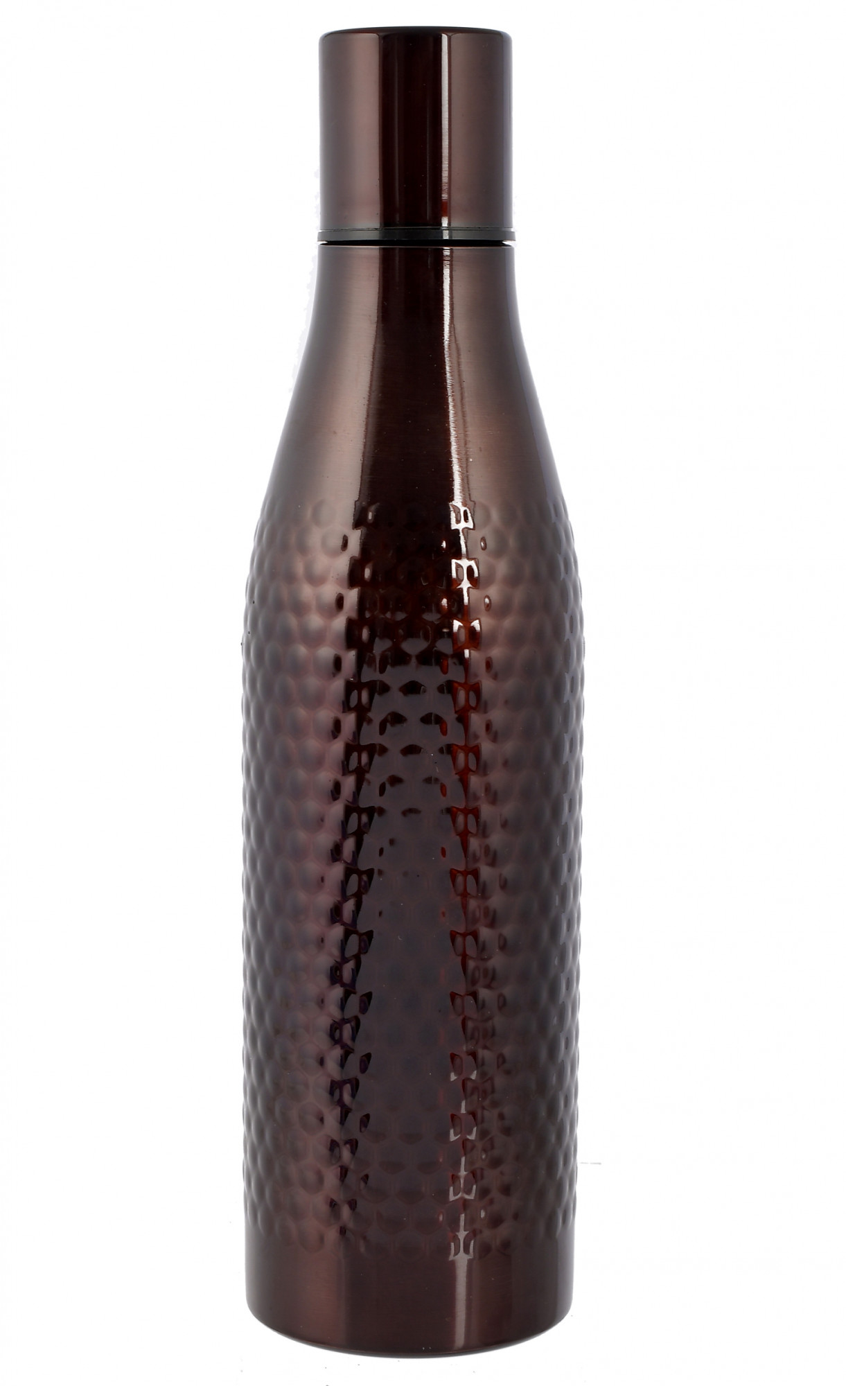 Kuber Industries Hammered Design Stainless Steel Water Bottle, 1000 ML (Maroon)-HS42KUBMART25181