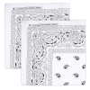Handkerchief | Premium Cotton Fabric | Women's Handkerchief | Ladies Rumal | Women's Hankies | Hankies for Girls | Carry Print Hanky | 2 Piece Set | Extra Large | White