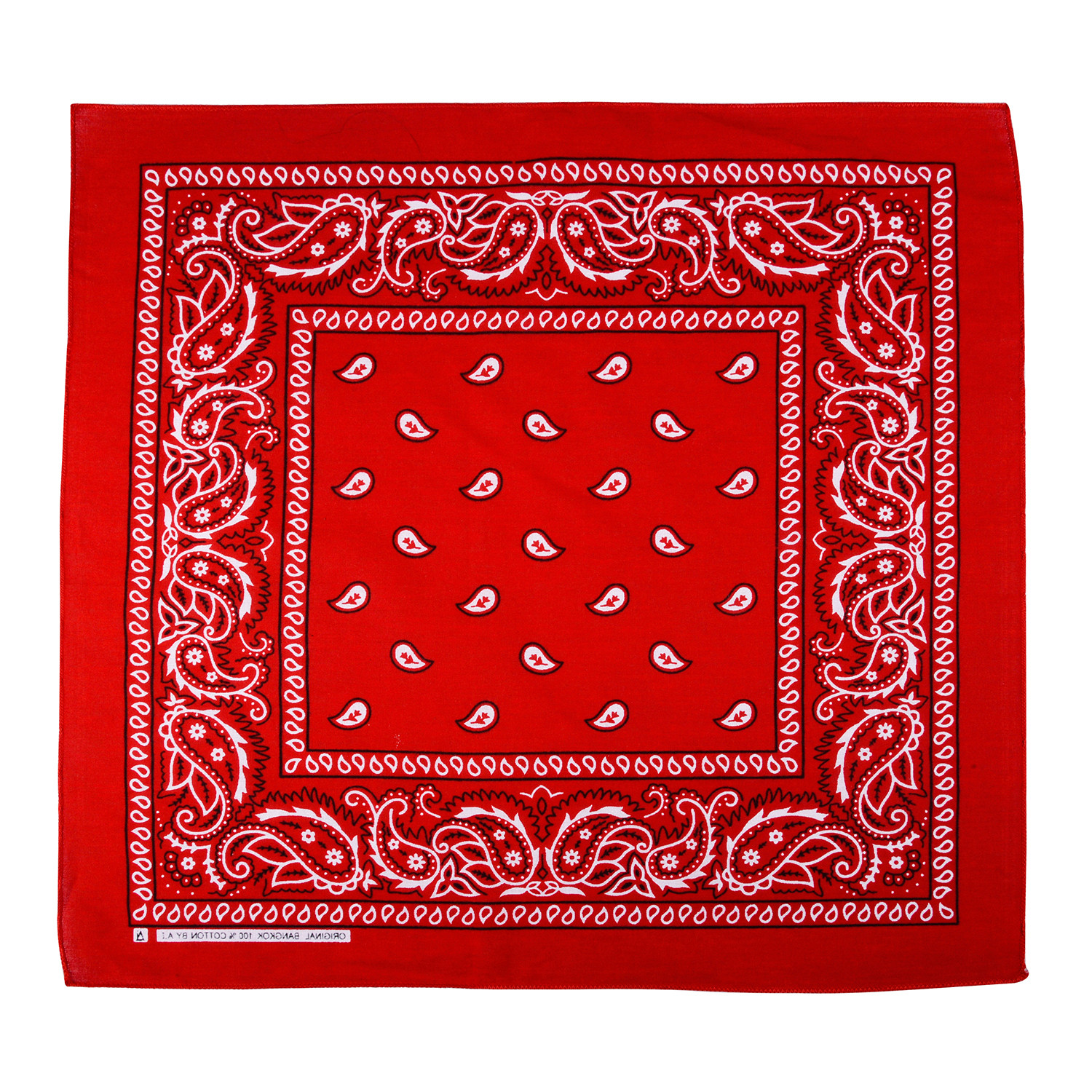 Kuber Industries Handkerchief | Premium Cotton Fabric | Women's Handkerchief | Ladies Rumal | Women's Hankies | Hankies for Girls | Carry Print Hanky |Extra Large | Red