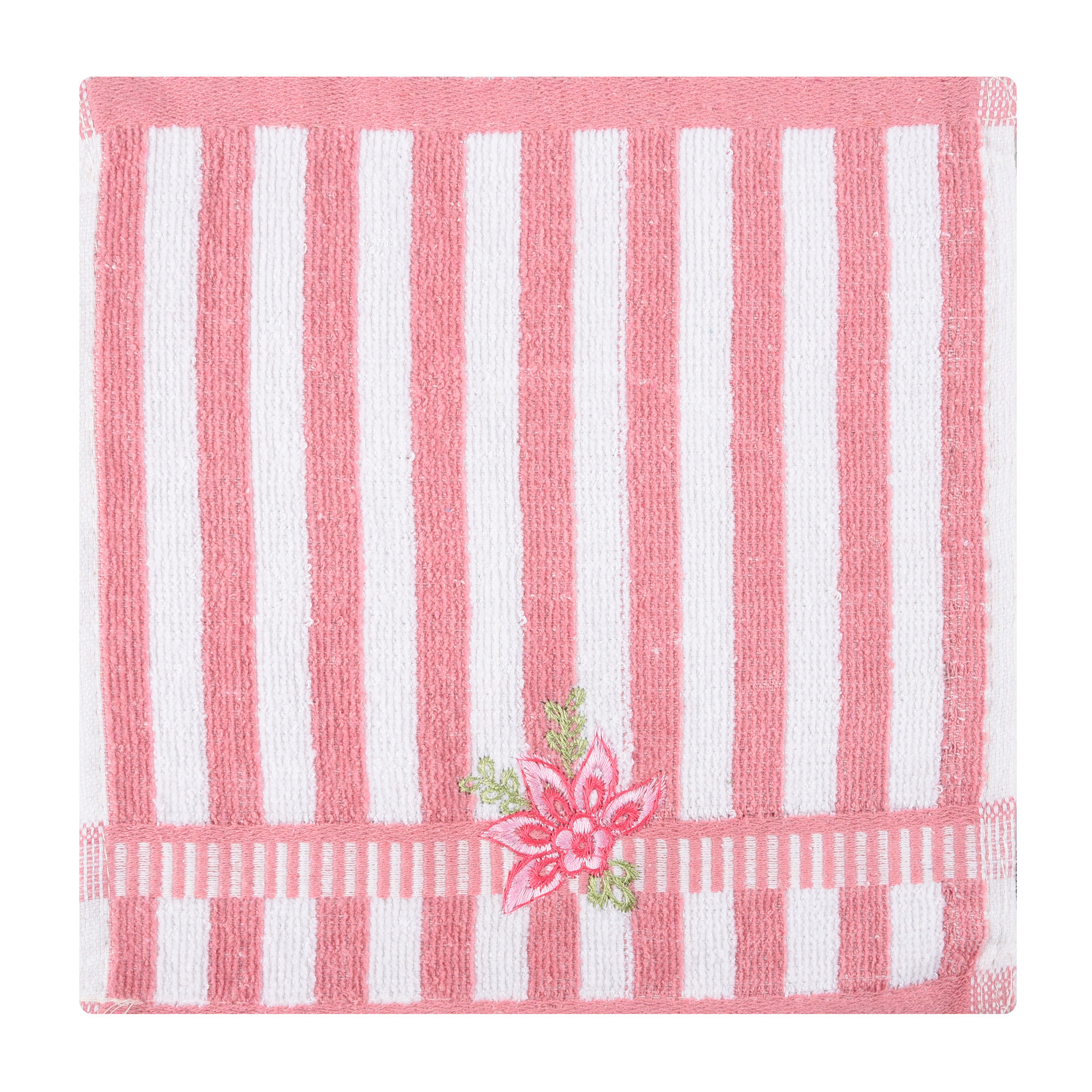 Kuber Industries Handkerchief  Velvet Face Towel  Face Towel  Sweat Absorbent Handkerchief  Lining Embroidary  Face Towel Hankies  Set of 6  Multicolor